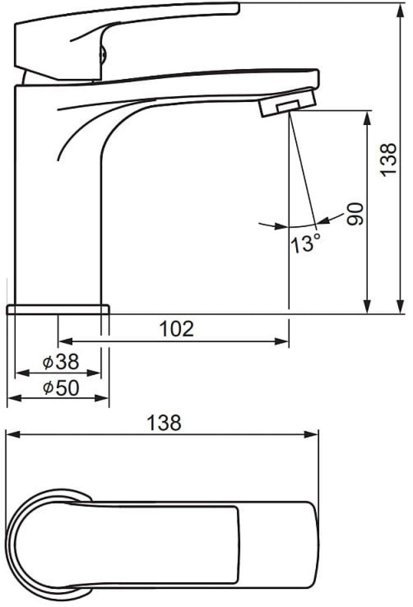 Смеситель Damixa Eclipse 480210000 фото-3 Смеситель Damixa Eclipse 480210000 фото-3