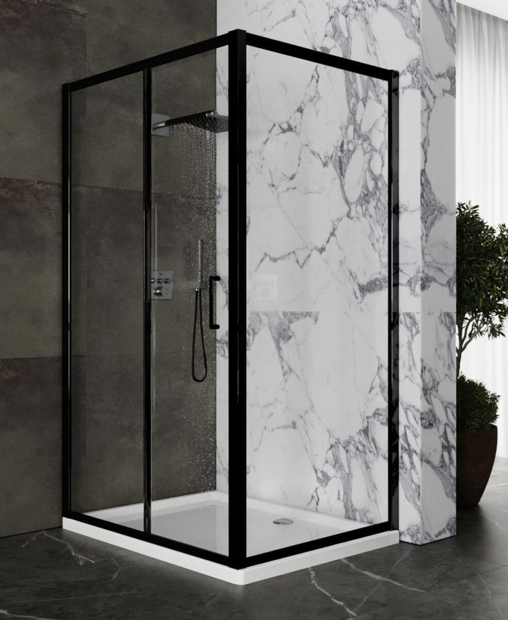 Душевой уголок Roxen Caspia 55060-100B Душевой уголок Roxen Caspia 55060-100B