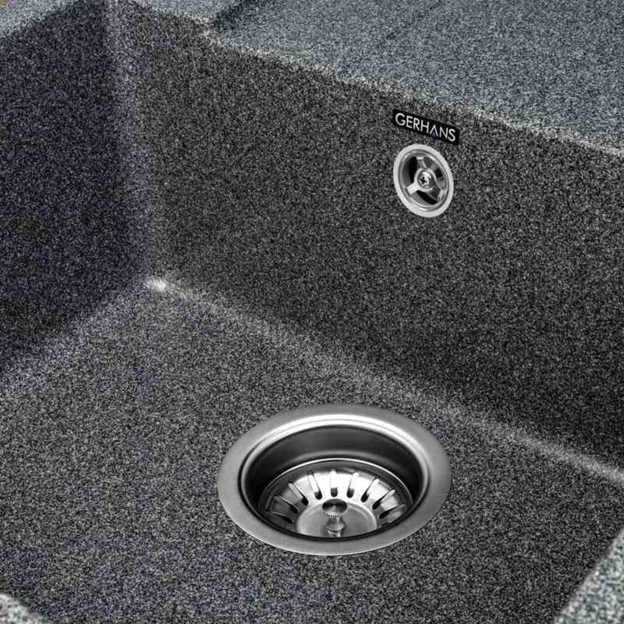 Кухонная мойка Gerhans B22 (графит) фото-4 Кухонная мойка Gerhans B22 (графит) фото-4
