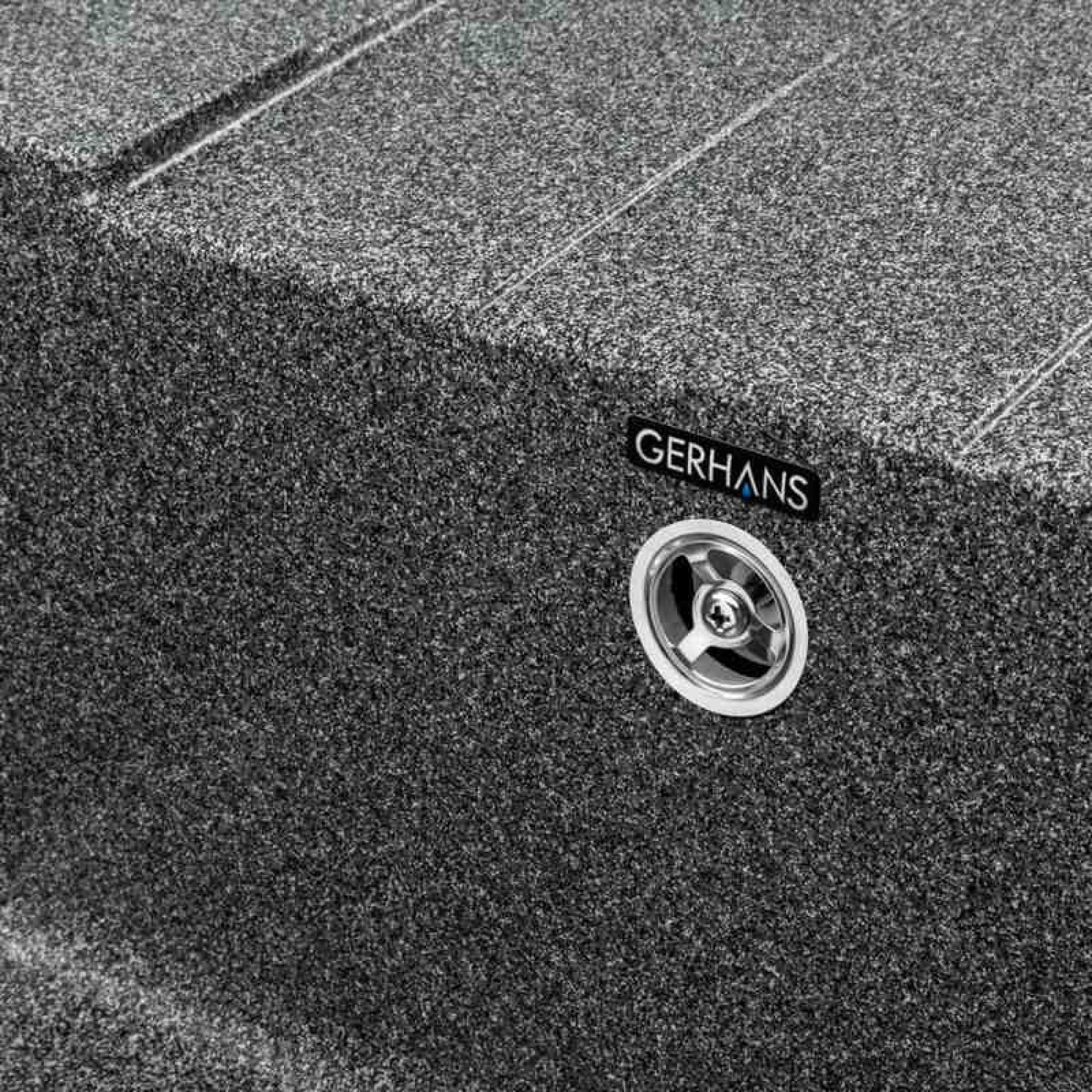 Кухонная мойка Gerhans B22 (графит) фото-3 Кухонная мойка Gerhans B22 (графит) фото-3