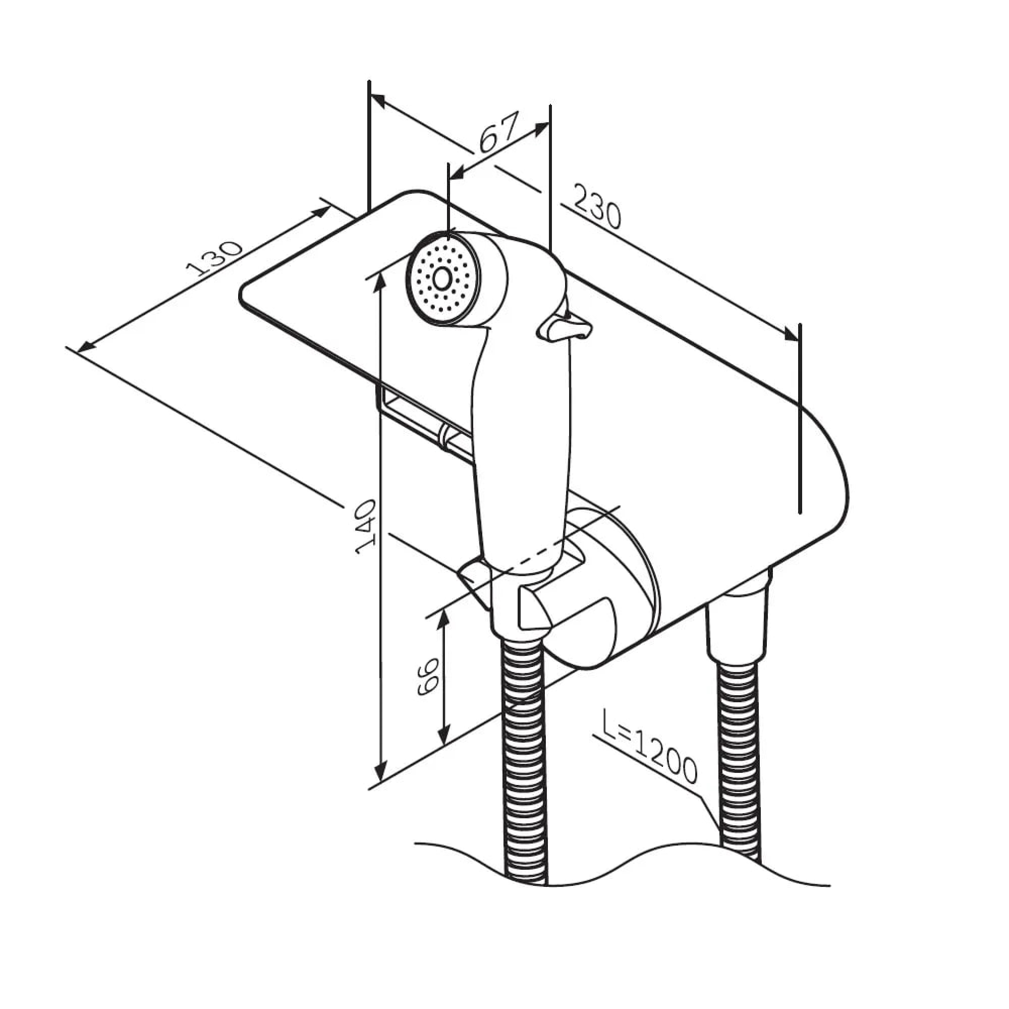 Гигиенический душ AM.PM Func F0H8F922 фото-7