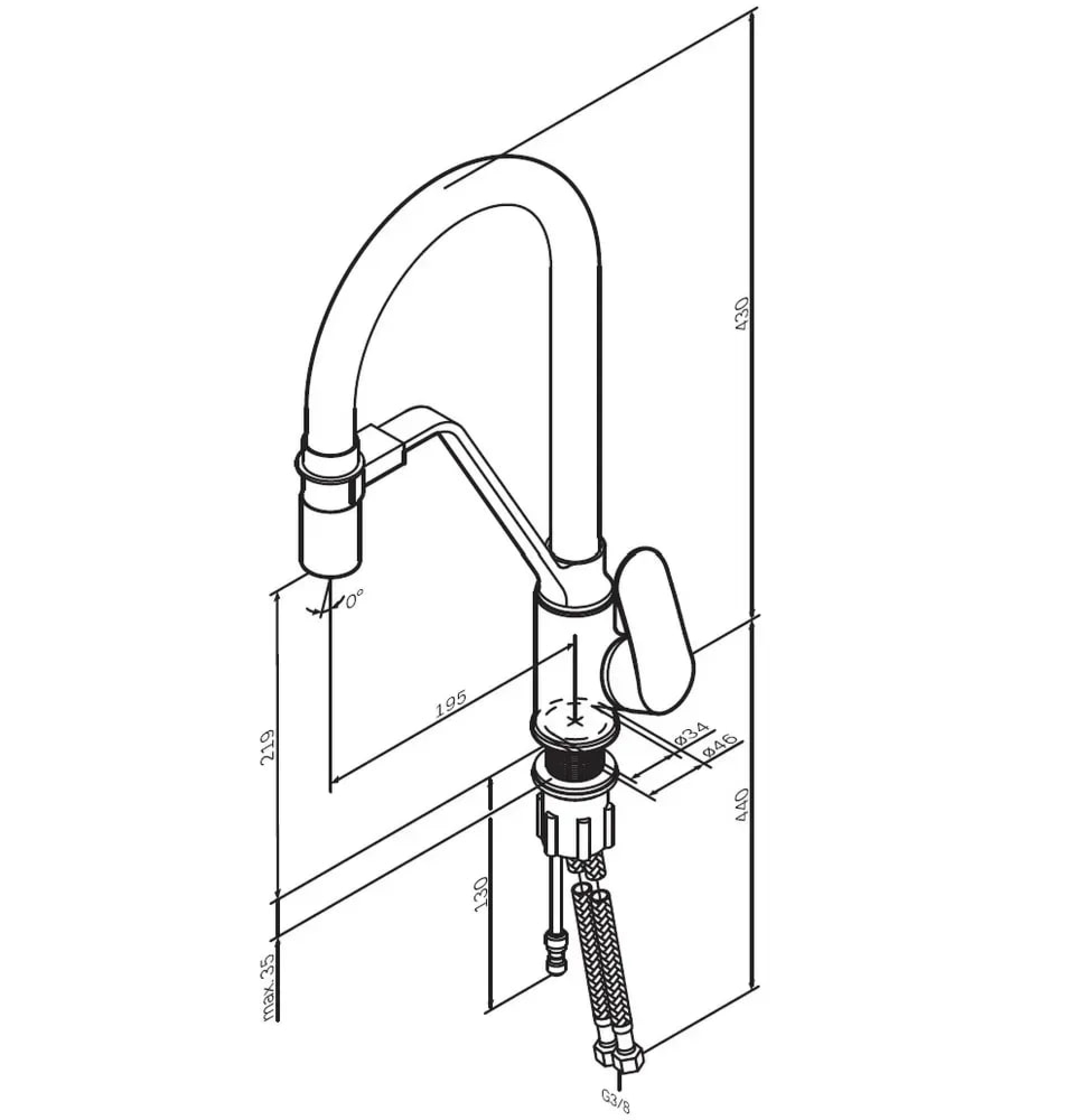 Смеситель AM.PM Like F8007822 фото-8 Смеситель AM.PM Like F8007822 фото-8