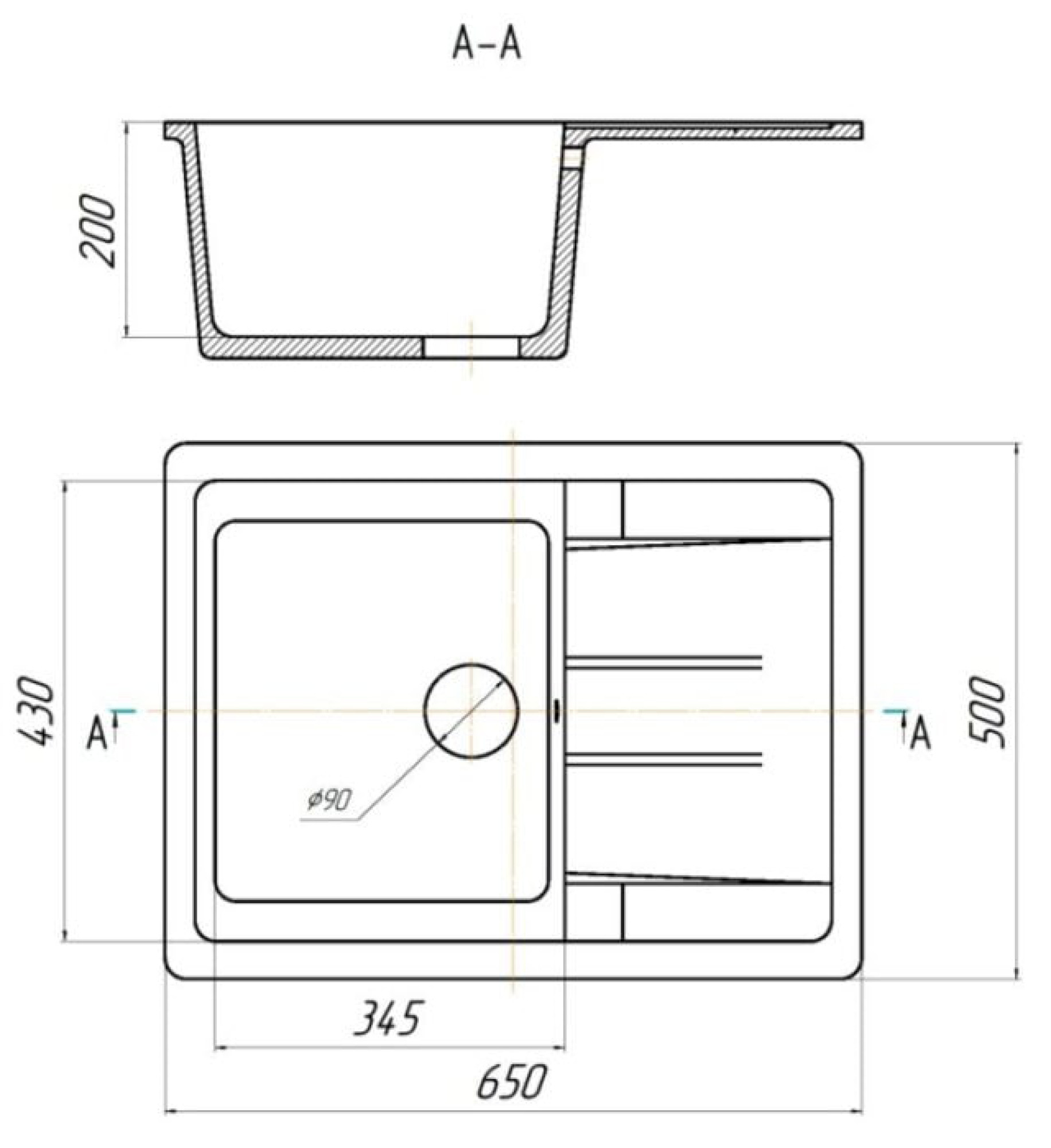Кухонная мойка Gerhans B22 (терракот) фото-5 Кухонная мойка Gerhans B22 (терракот) фото-5
