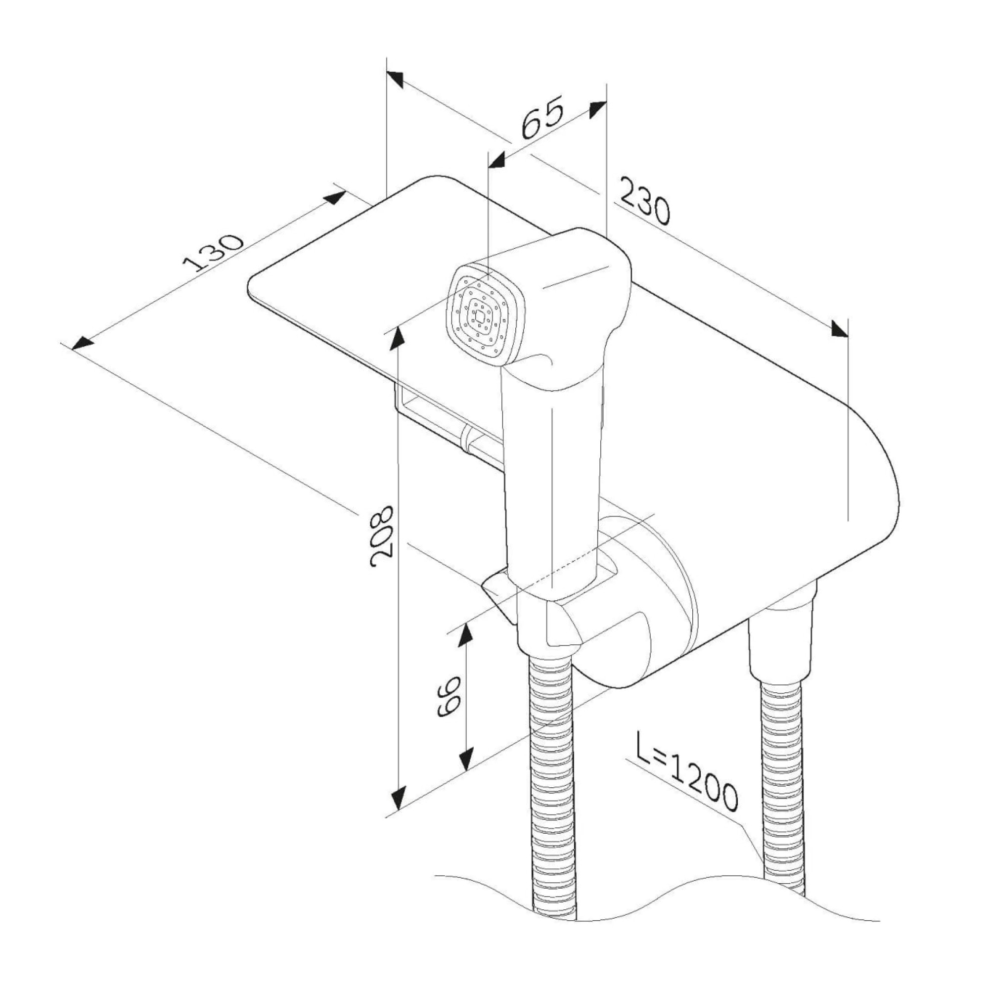 Гигиенический душ AM.PM Func F0H8F900 фото-10
