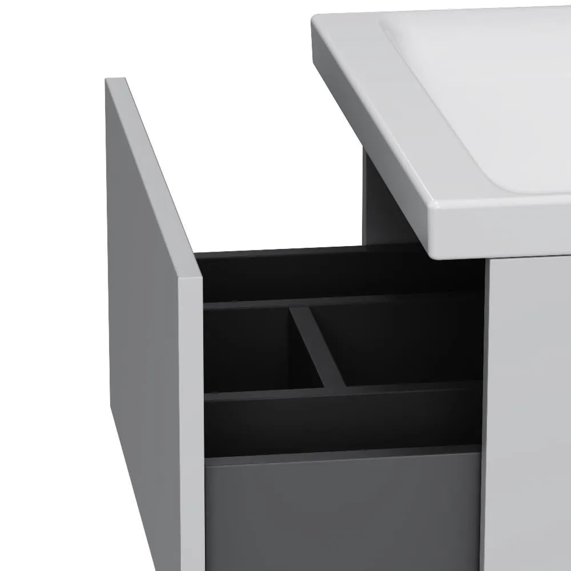 Мебель для ванных комнат AM.PM Тумба под умывальник Gem 50 см M90FHX0502WG фото-3