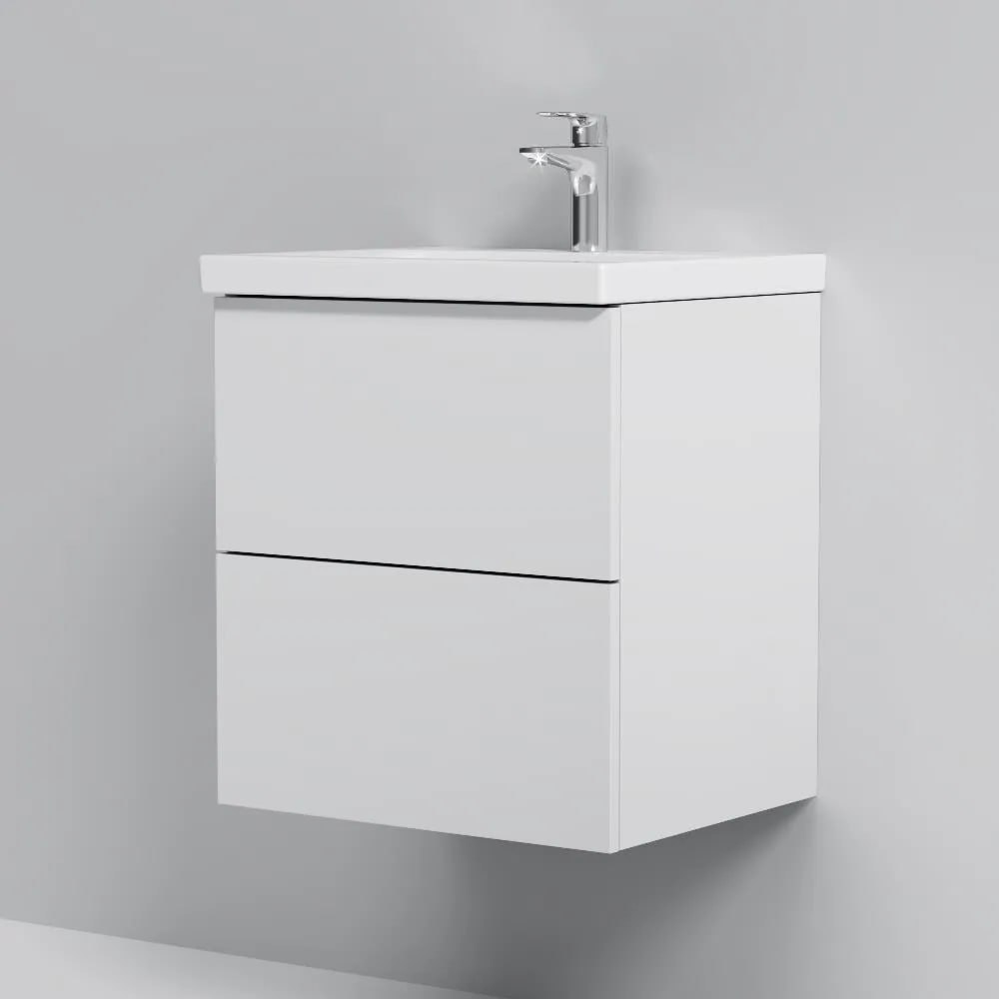 Мебель для ванных комнат AM.PM Тумба под умывальник Gem 50 см M90FHX0502WG фото-4