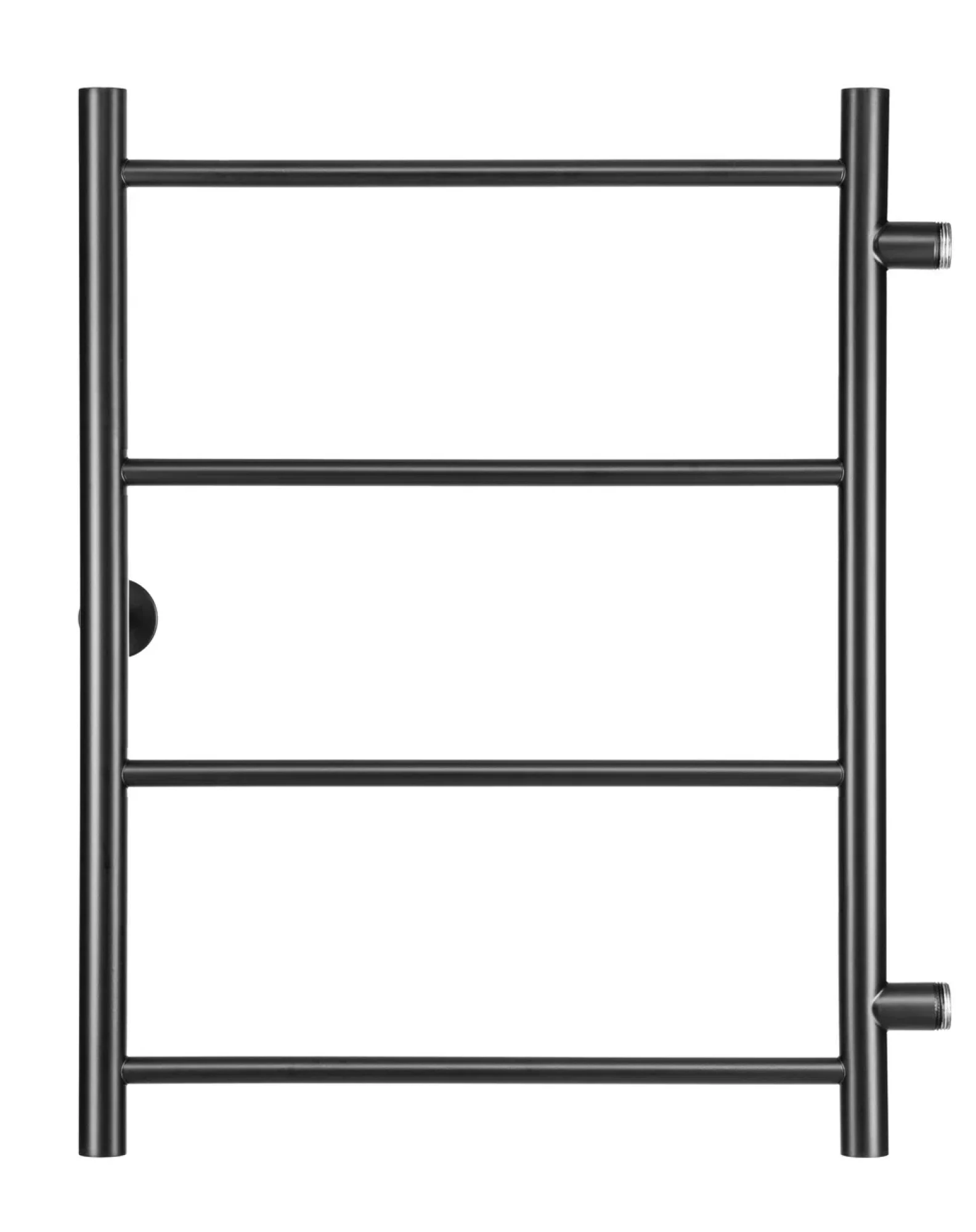 Полотенцесушитель Ростела Виктория боковое подключение 1" 4 перекладины 60 см Ral 9005 черный Полотенцесушитель Ростела Виктория боковое подключение 1" 4 перекладины 60 см Ral 9005 черный