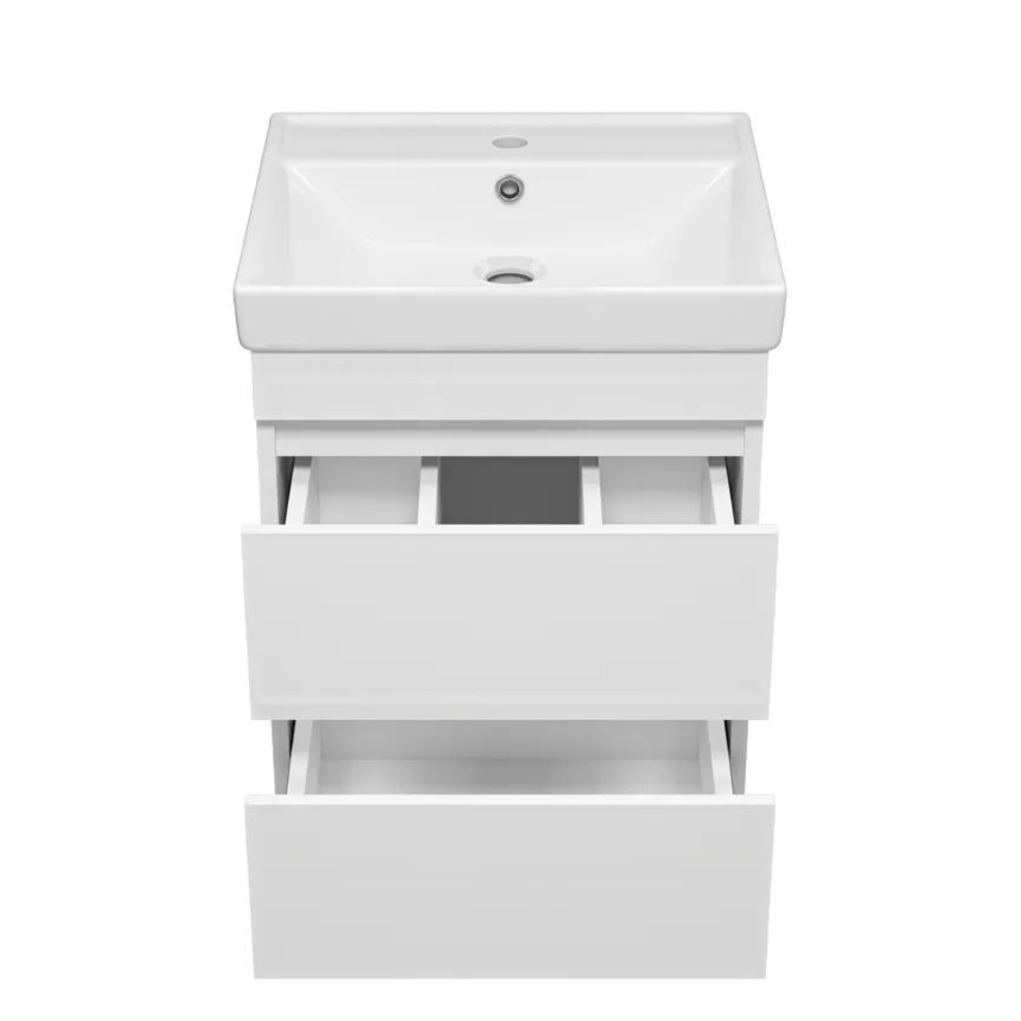 Мебель для ванных комнат Misty Тумба под умывальник Енисей 50 Э-Ени01050-012По2Я (белый) фото-4