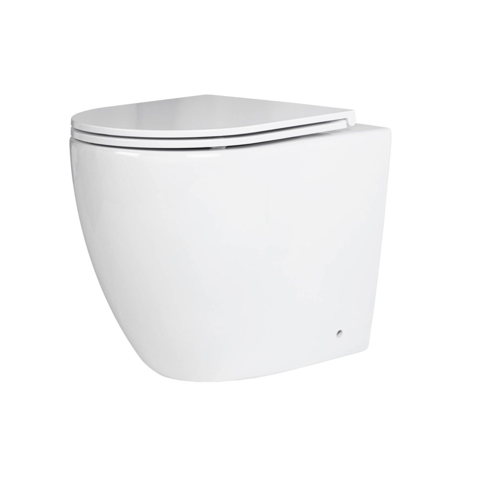 Унитаз приставной Roxen Antares в комплекте с инсталляцией Attach 5 в 1 966869 (кнопка: белый глянец с хромированной окантовкой клавиш) фото-3