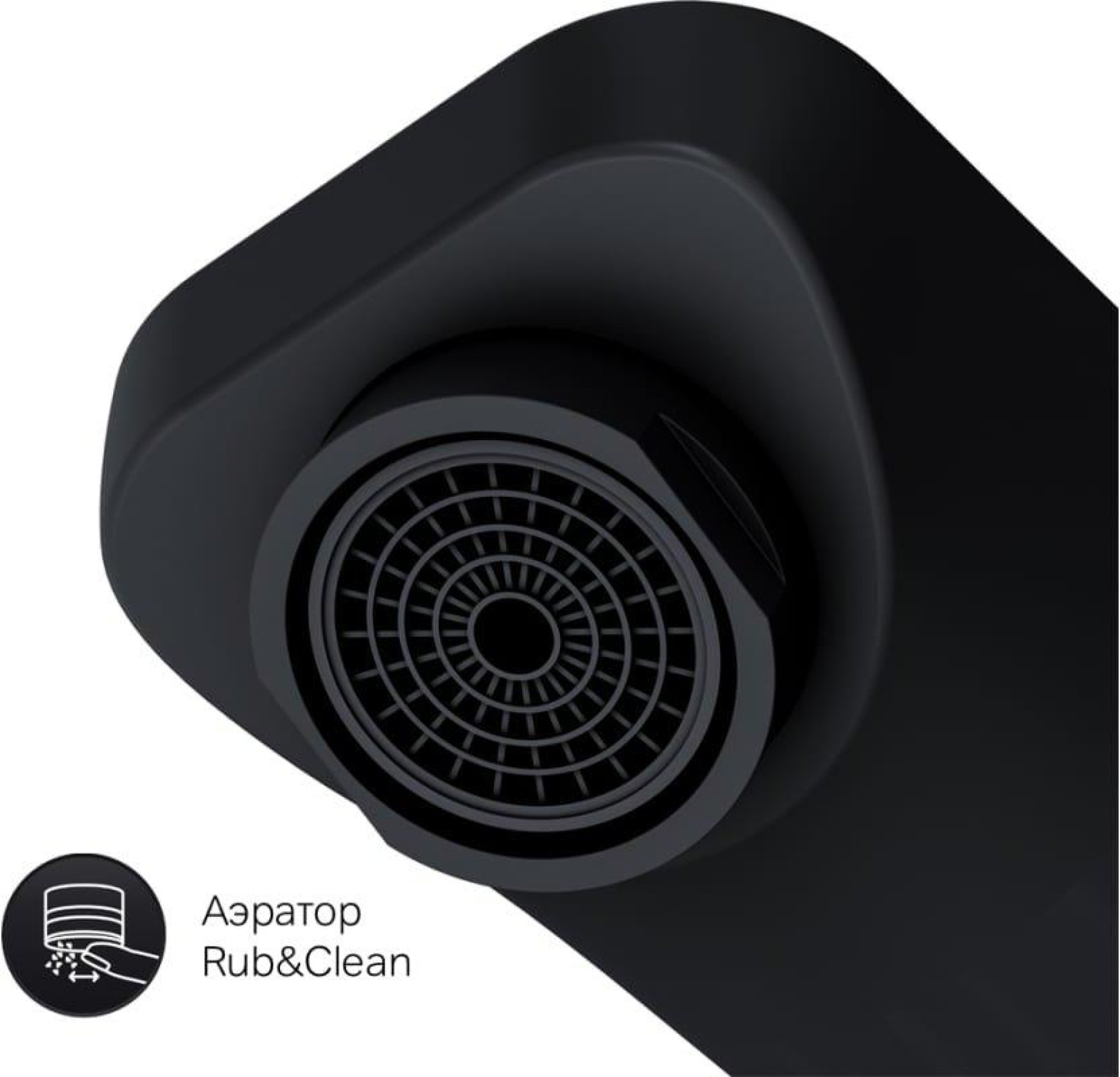 Смеситель AM.PM Gem F90A72222 (черный) фото-7