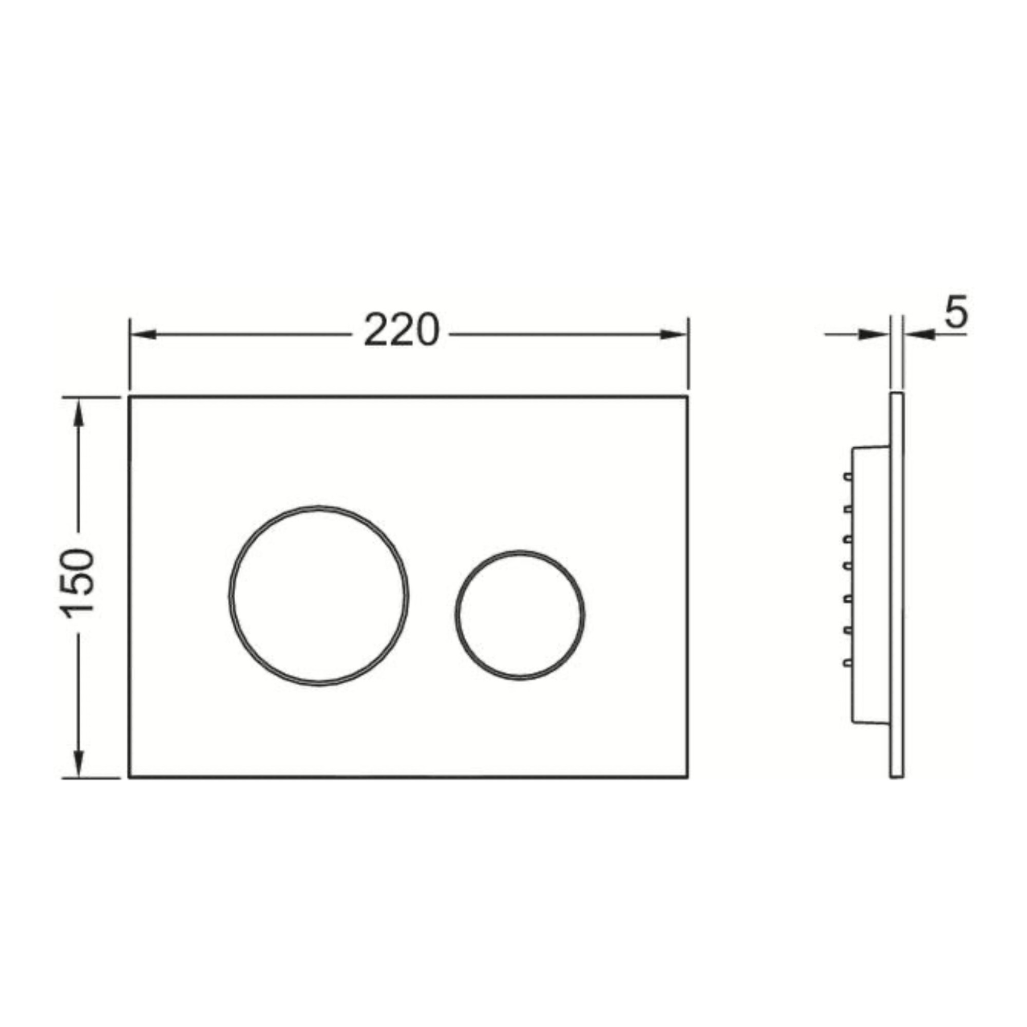 Панель смыва Tece Loop 2.0 9240926 (белый матовый) фото-2