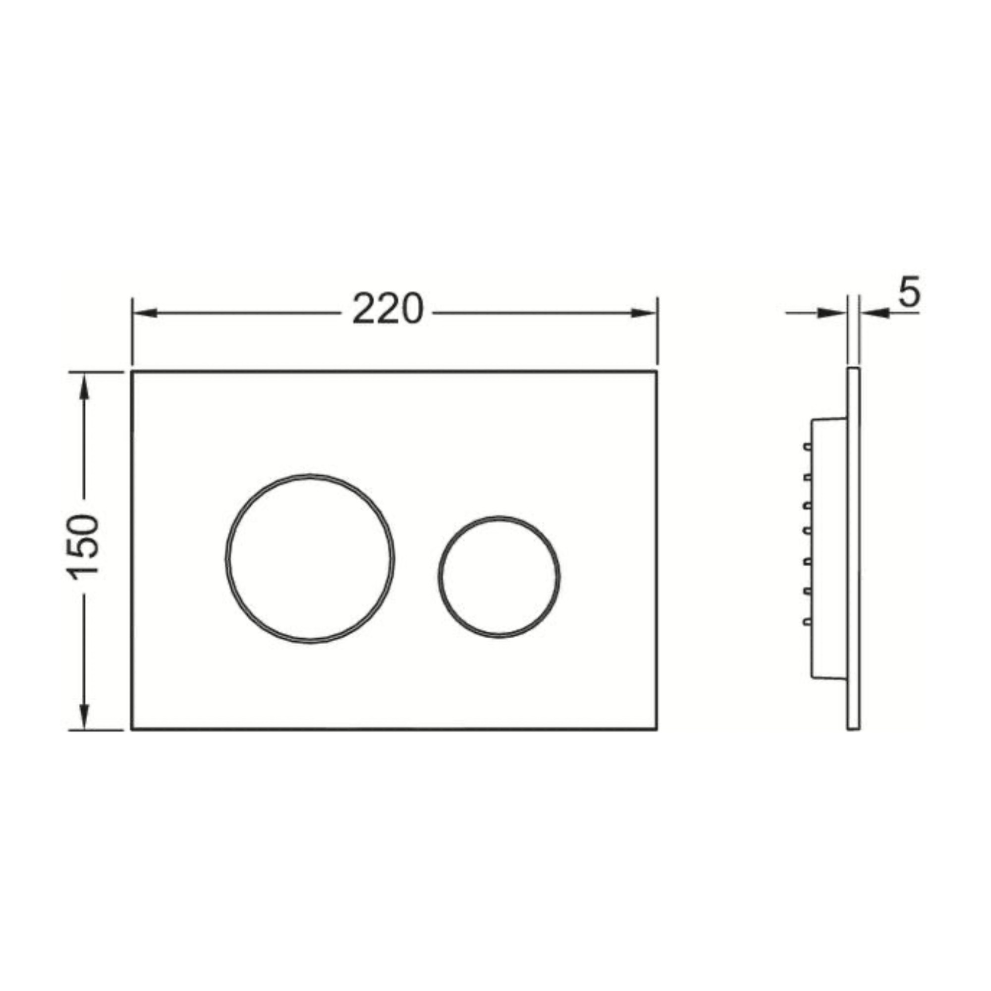 Панель смыва Tece Loop 2.0 9240920 (белый глянцевый) фото-2 Панель смыва Tece Loop 2.0 9240920 (белый глянцевый) фото-2