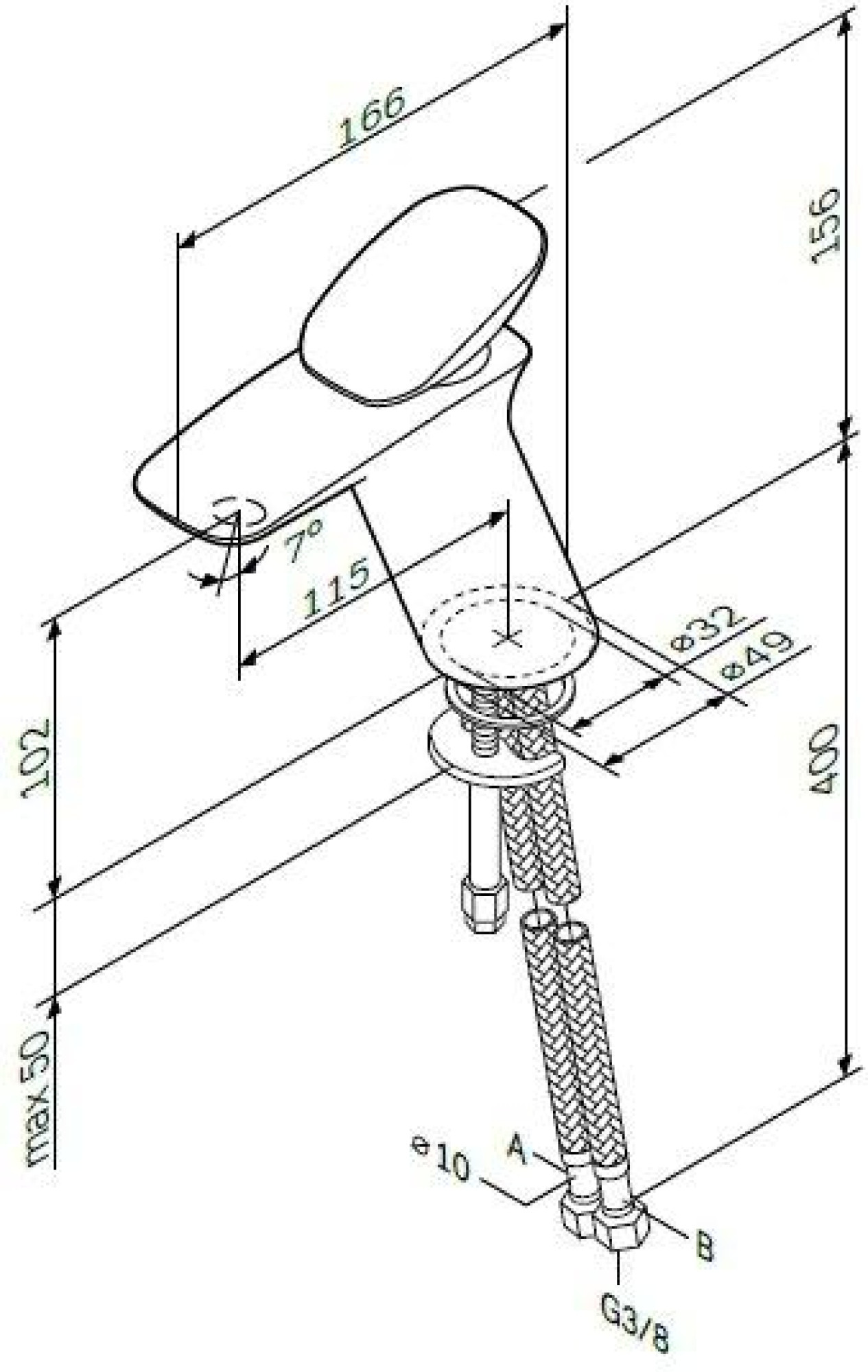 Смеситель AM.PM Spirit 2.0 F70A02100 фото-8 Смеситель AM.PM Spirit 2.0 F70A02100 фото-8