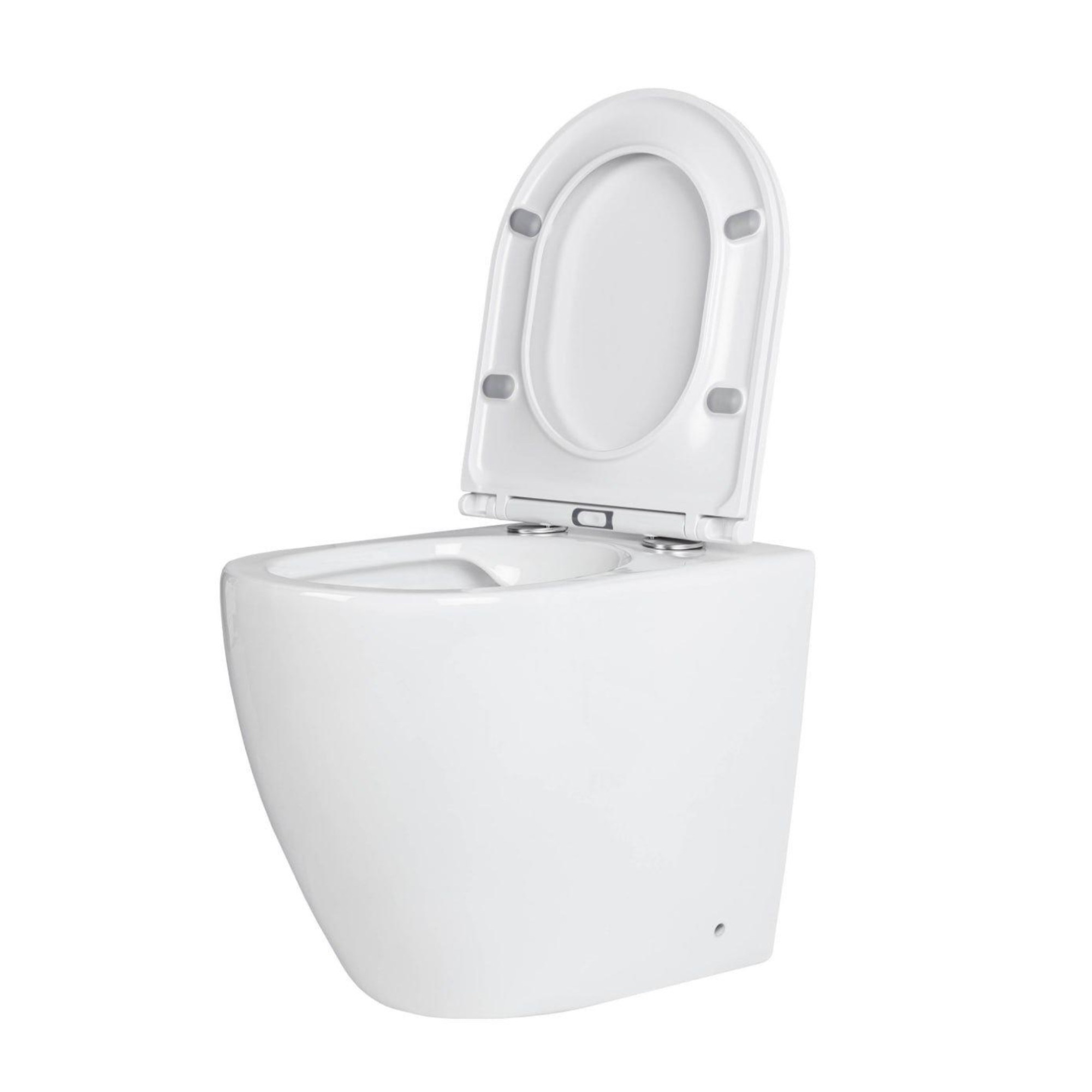 Унитаз приставной Roxen Antares в комплекте с инсталляцией Attach 5 в 1 966902 (кнопка: хром матовый) фото-2