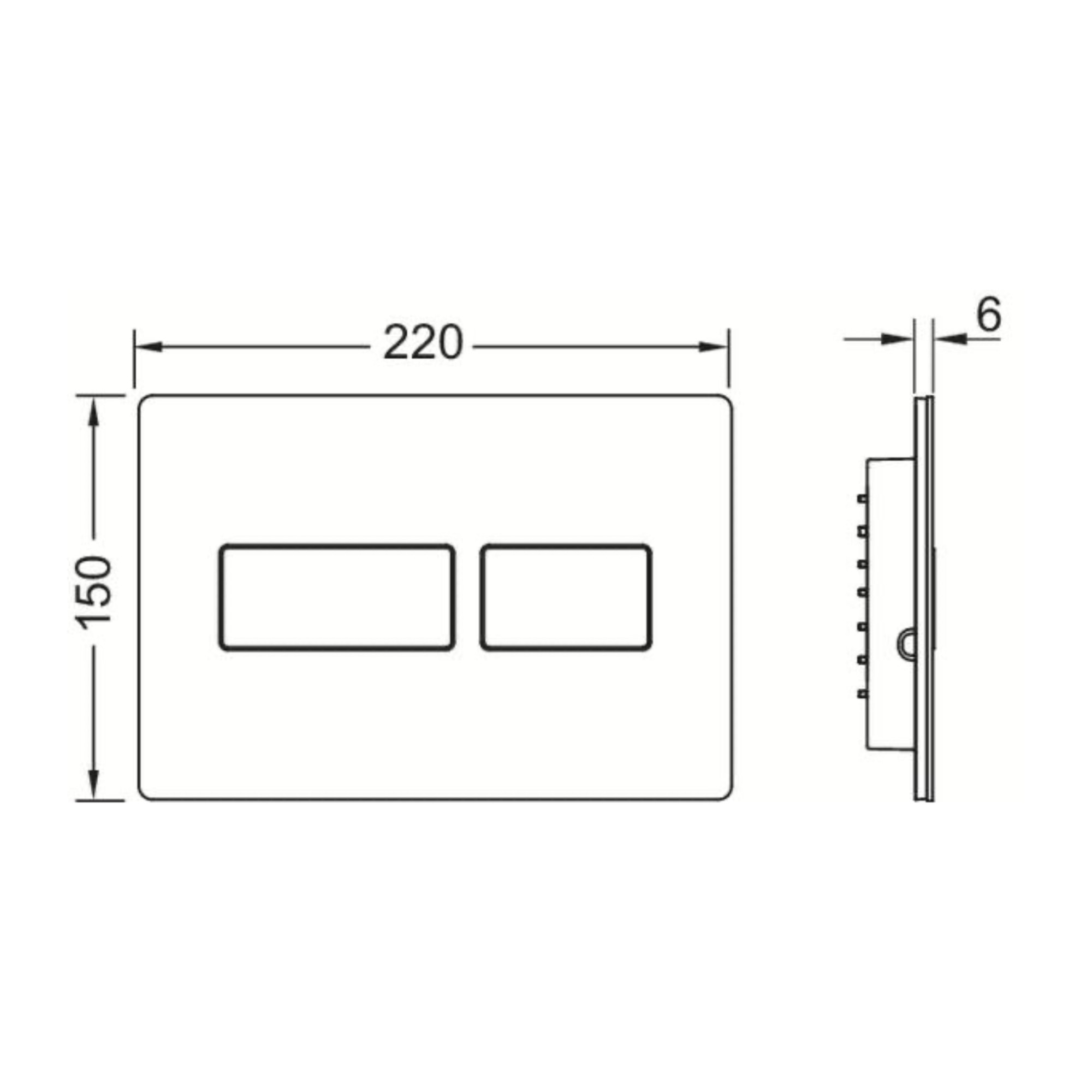 Панель смыва Tece Solid 9240434 (сатин) фото-2 Панель смыва Tece Solid 9240434 (сатин) фото-2
