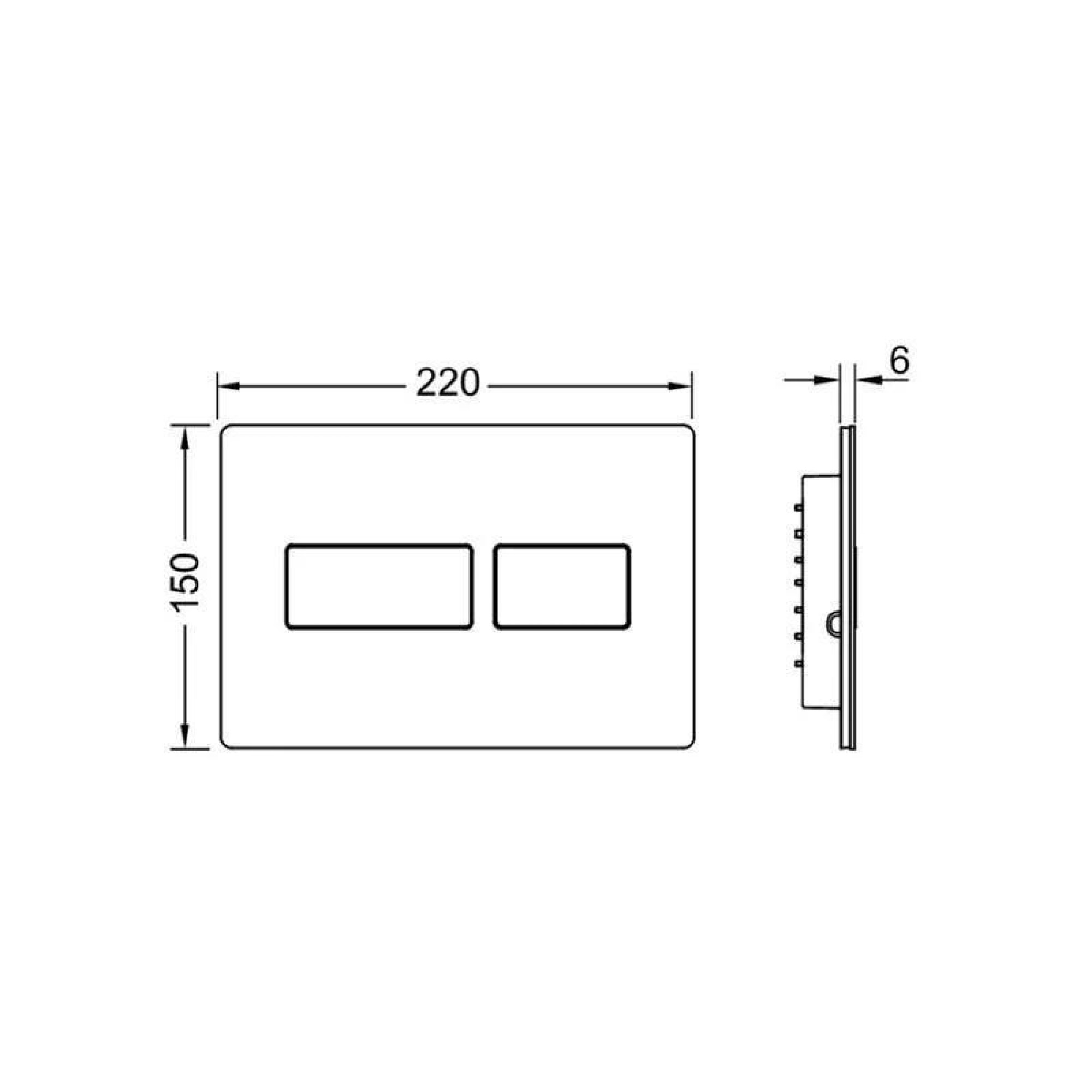 Панель смыва Tece Solid 9240416 (черный матовый) фото-2 Панель смыва Tece Solid 9240416 (черный матовый) фото-2