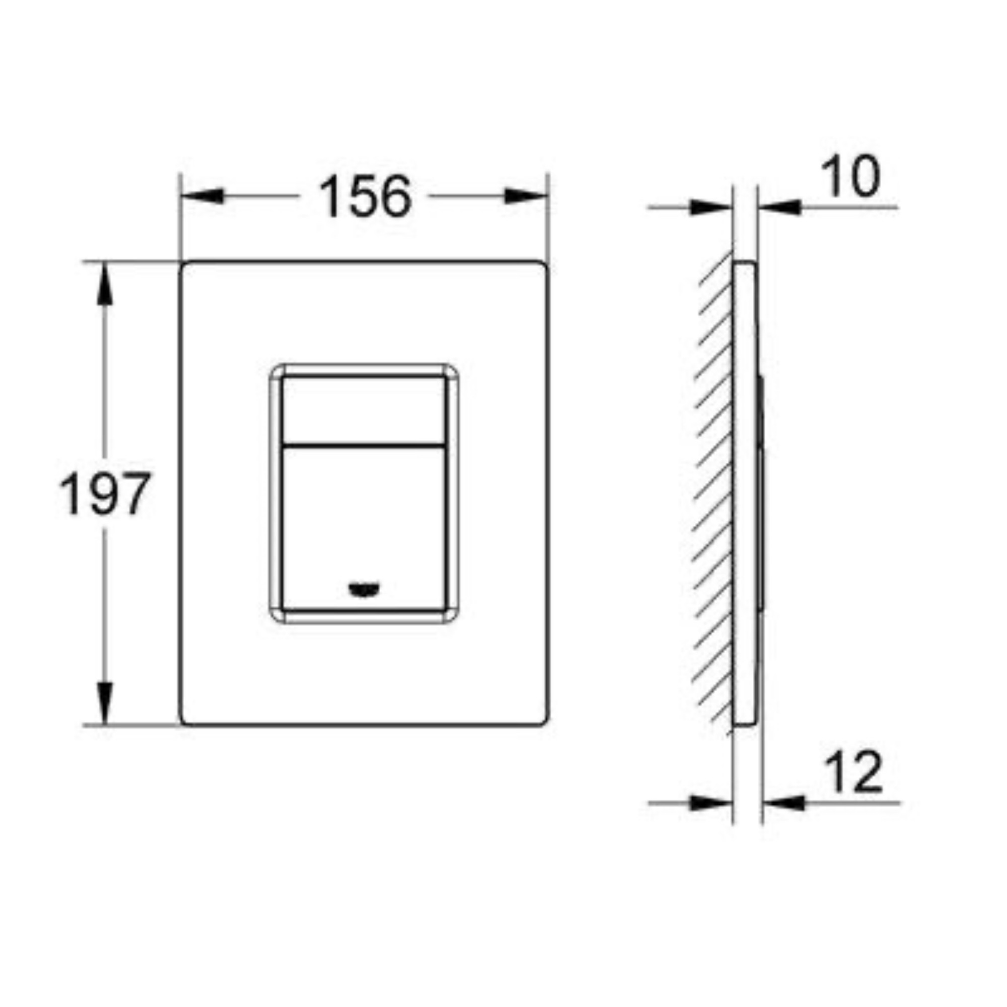Панель смыва Grohe Skate Cosmopolitan 38732000 (хром) фото-2