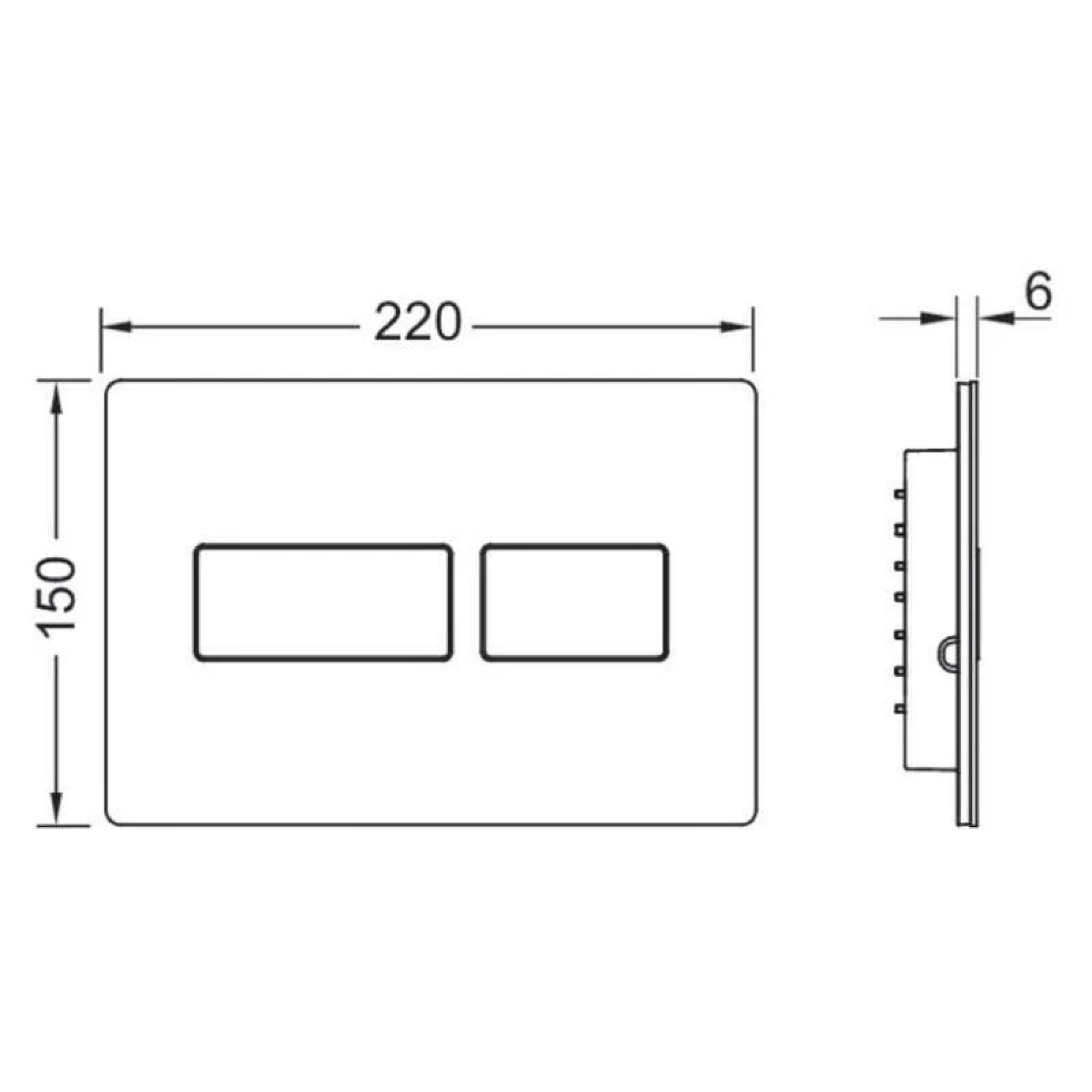 Панель смыва Tece Solid 9240438 (графит с текстурой линии) фото-3