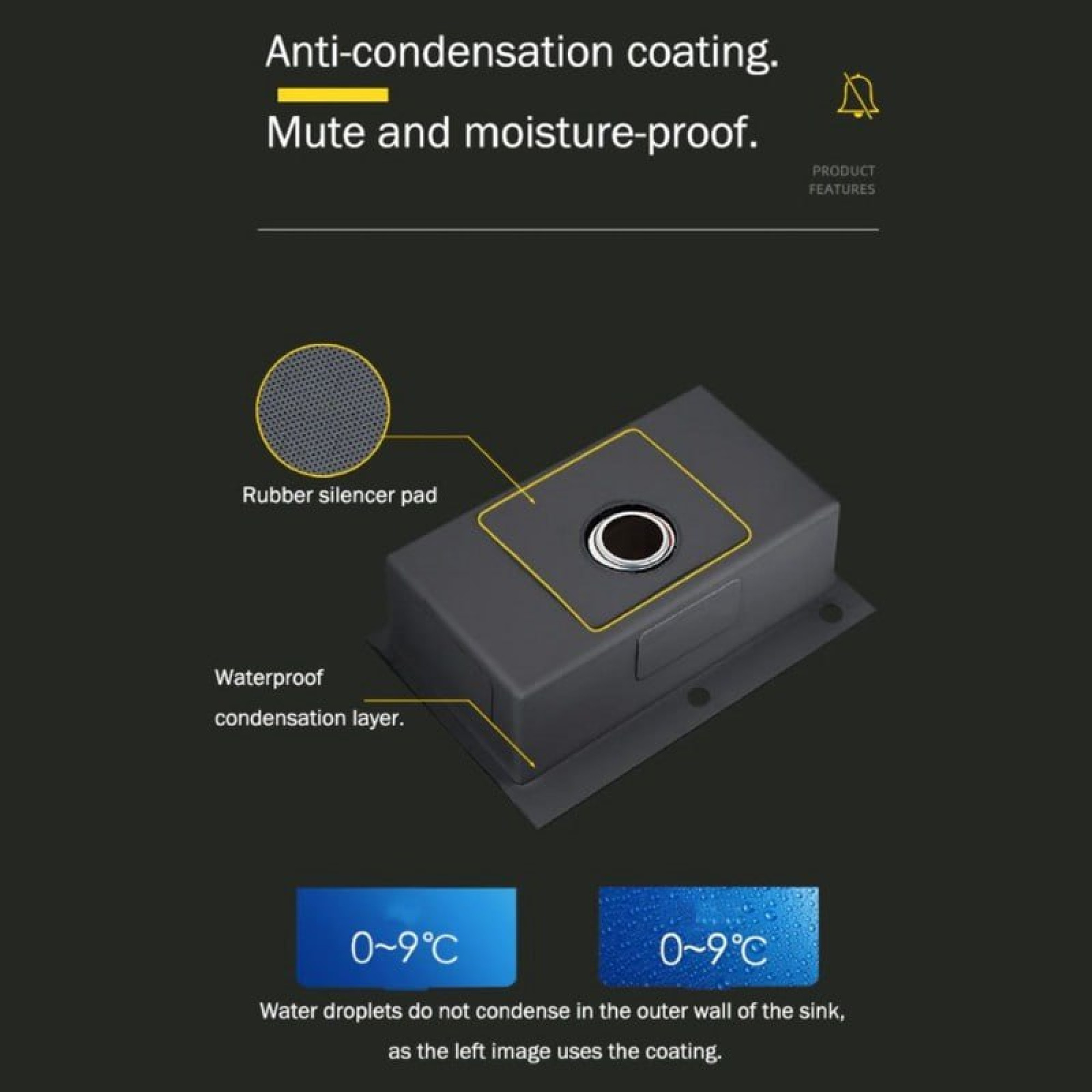 Кухонная мойка Gerhans K35848-L (нержавеющая сталь) фото-4