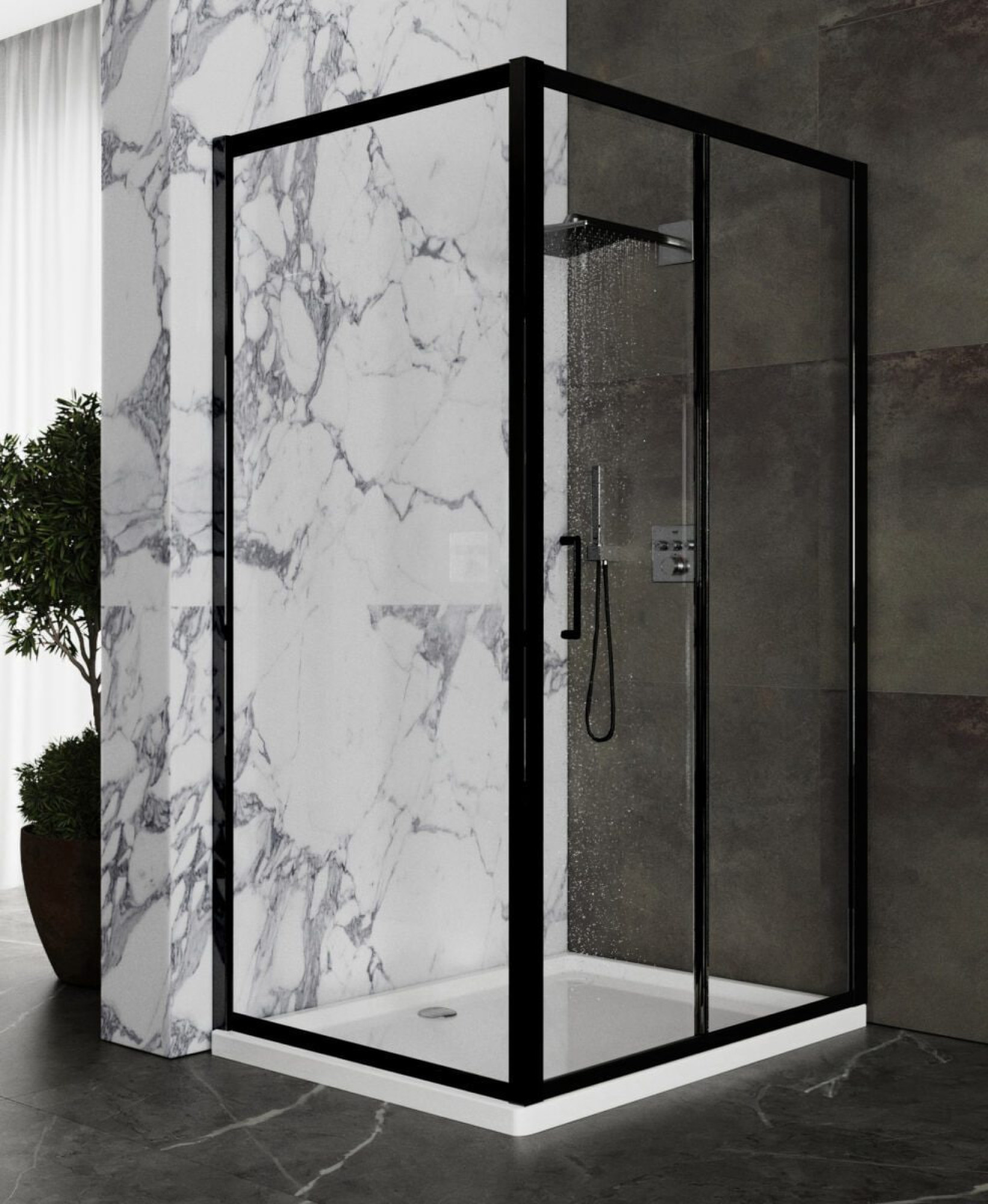 Душевой уголок Roxen Caspia 55060-120B фото-3