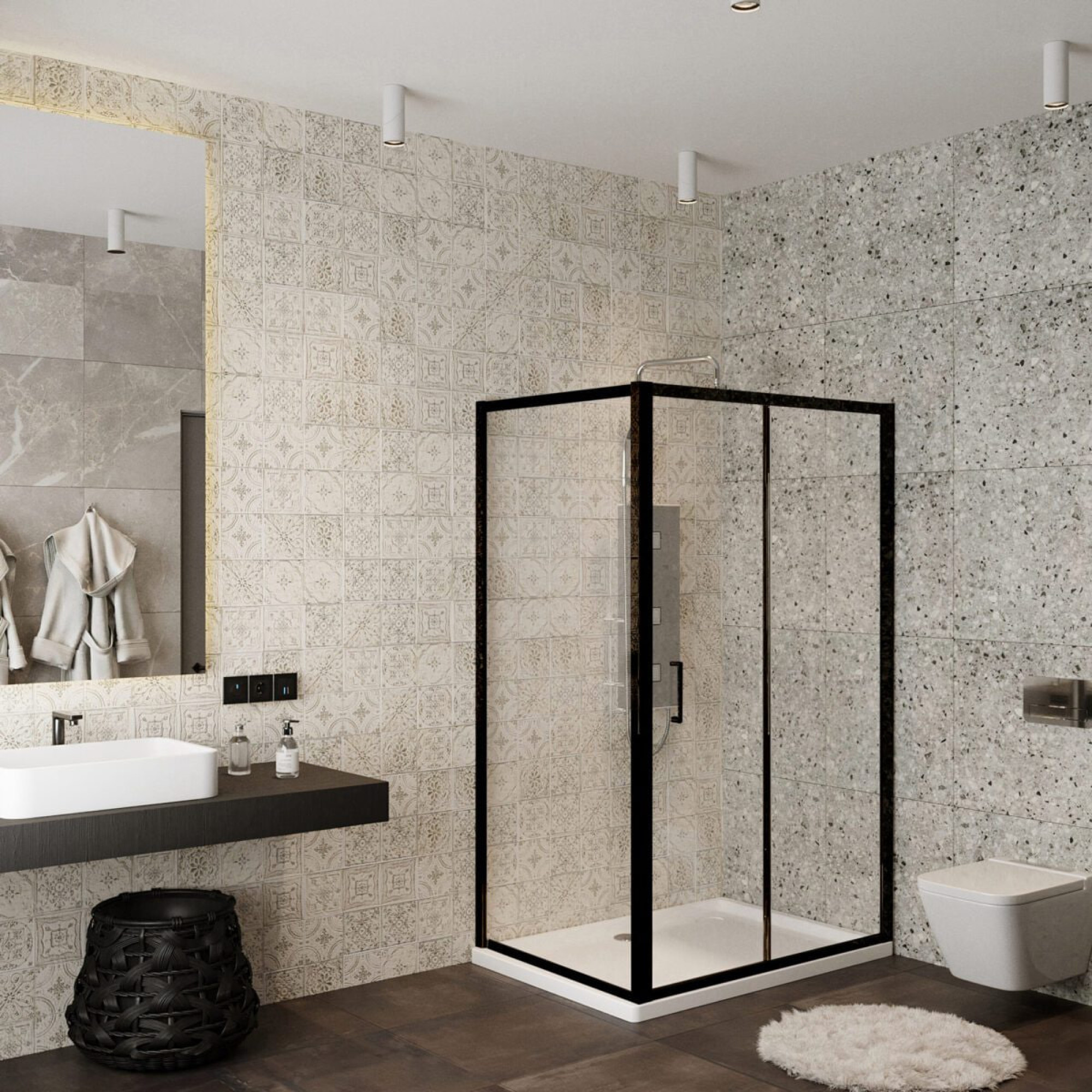 Душевой уголок Roxen Caspia 55060-120B фото-2