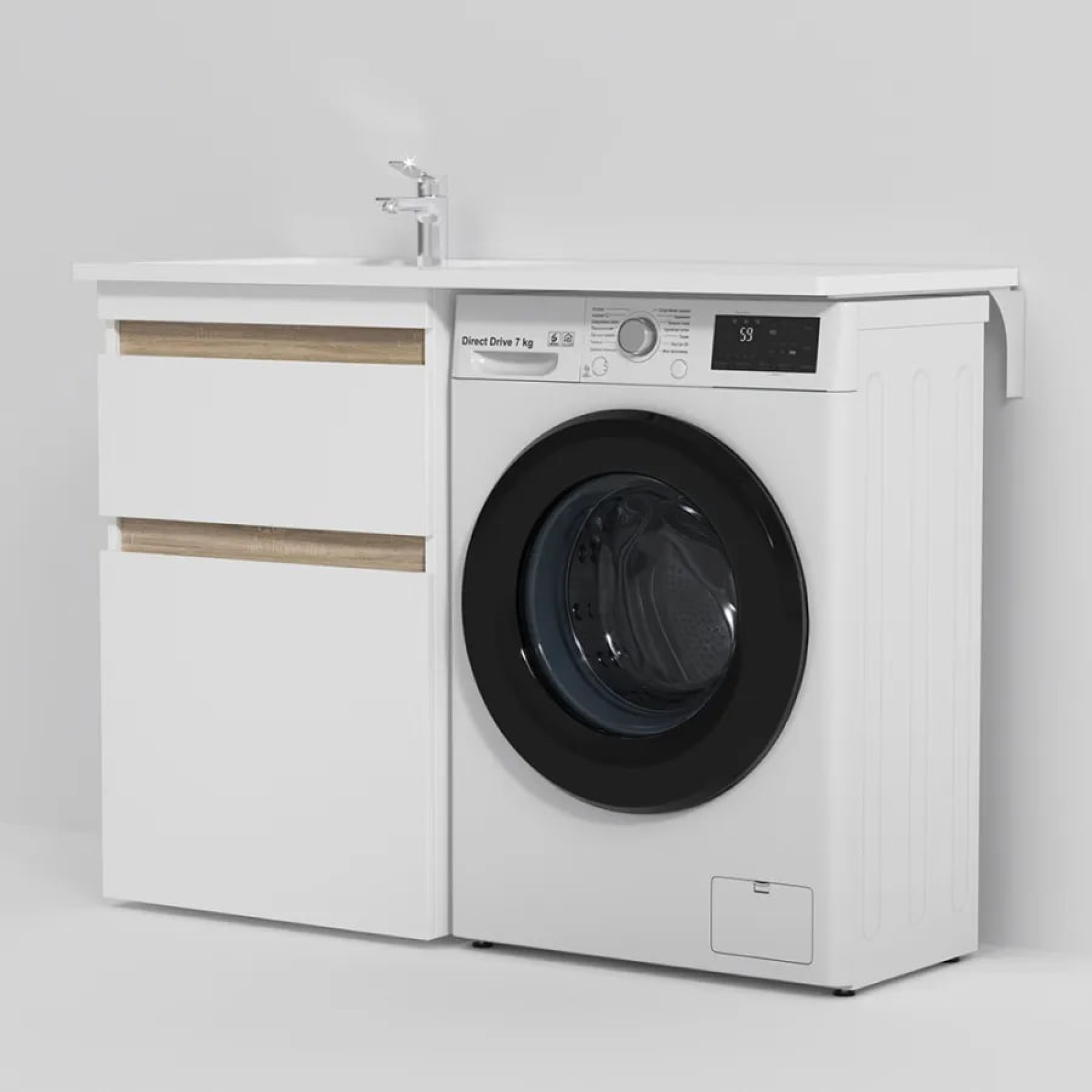 Мебель для ванных комнат AM.PM Тумба под умывальник X-Joy M85AFSX0602WG фото-2