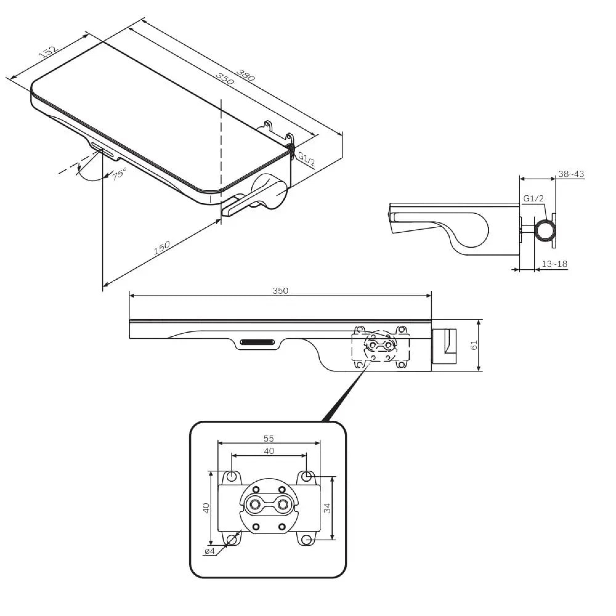 Смеситель AM.PM Func F8F72722 фото-4
