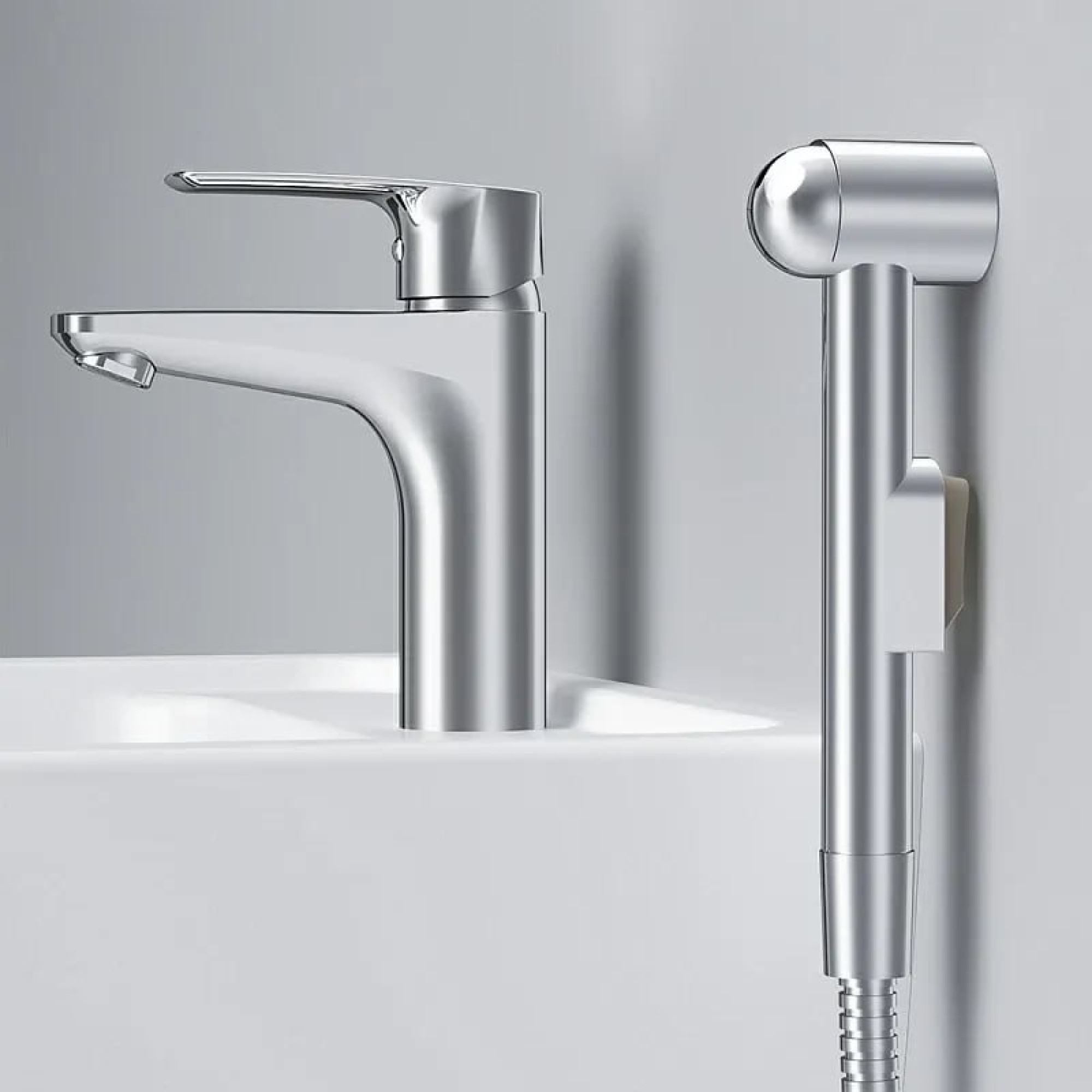 Смеситель с лейкой для биде AM.PM Gem F90A03000 - фото2