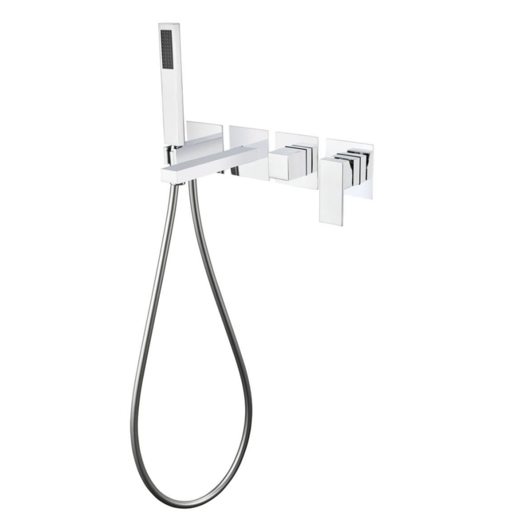 Комплект Grocenberg & Ростела GB5089CR-1 GB588 GB5060 GB1001 хром Полотенцесушитель Экспи Квадро V30 50 на 80 см фото-4