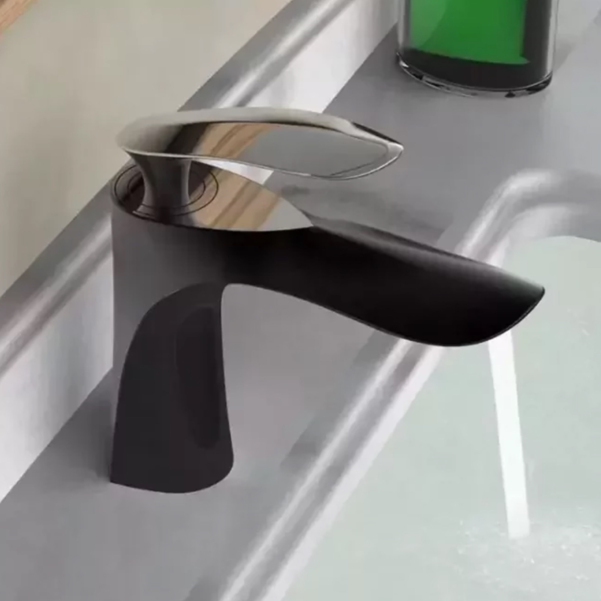 Смеситель Grocenberg GB2001 (черный хром) фото-2