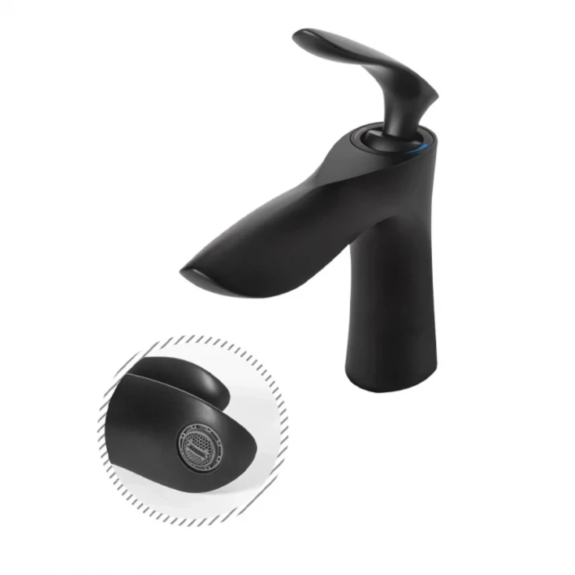 Смеситель Grocenberg GB2001 (черный матовый) фото-3 Смеситель Grocenberg GB2001 (черный матовый) фото-3