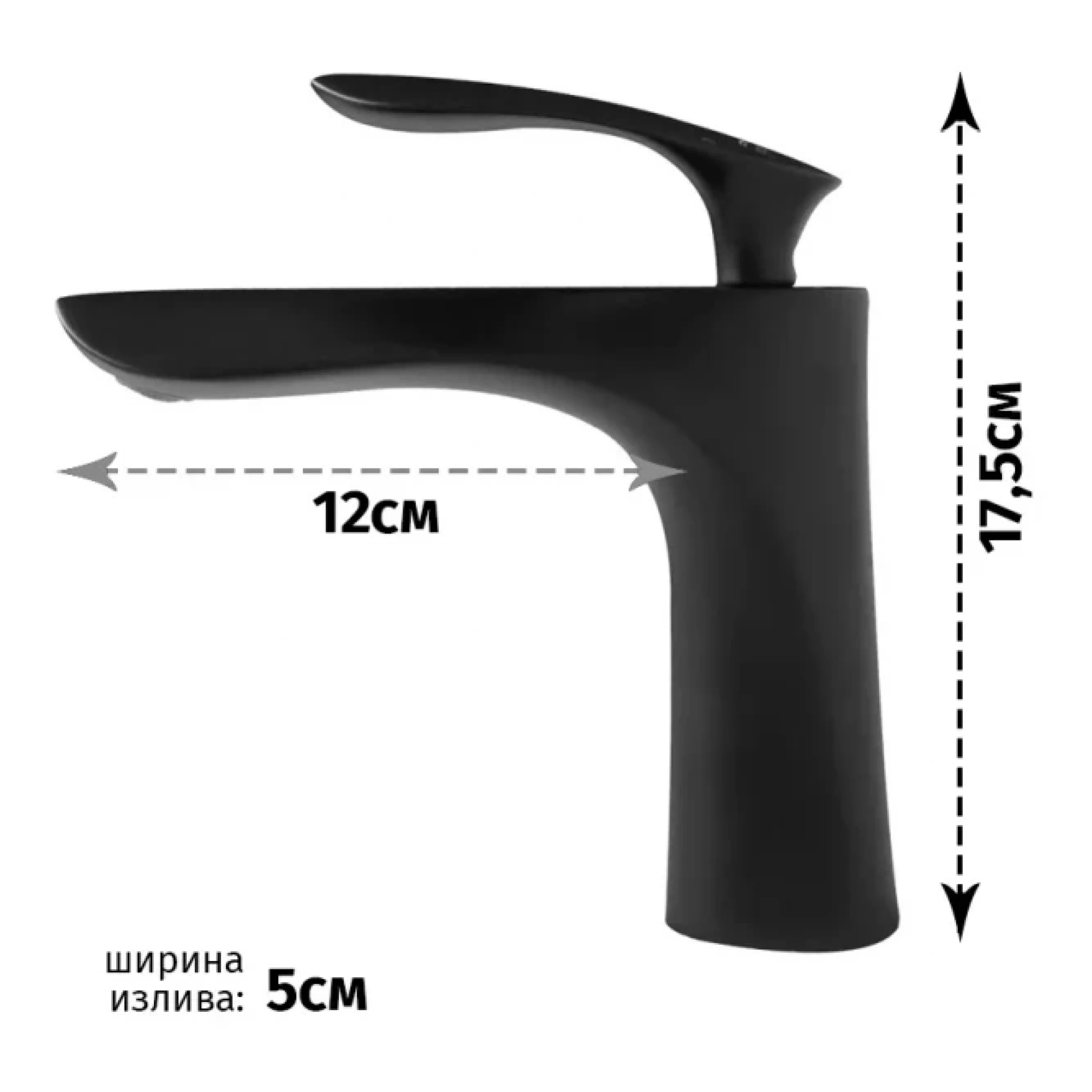 Смеситель Grocenberg GB2001 (черный матовый) фото-5 Смеситель Grocenberg GB2001 (черный матовый) фото-5