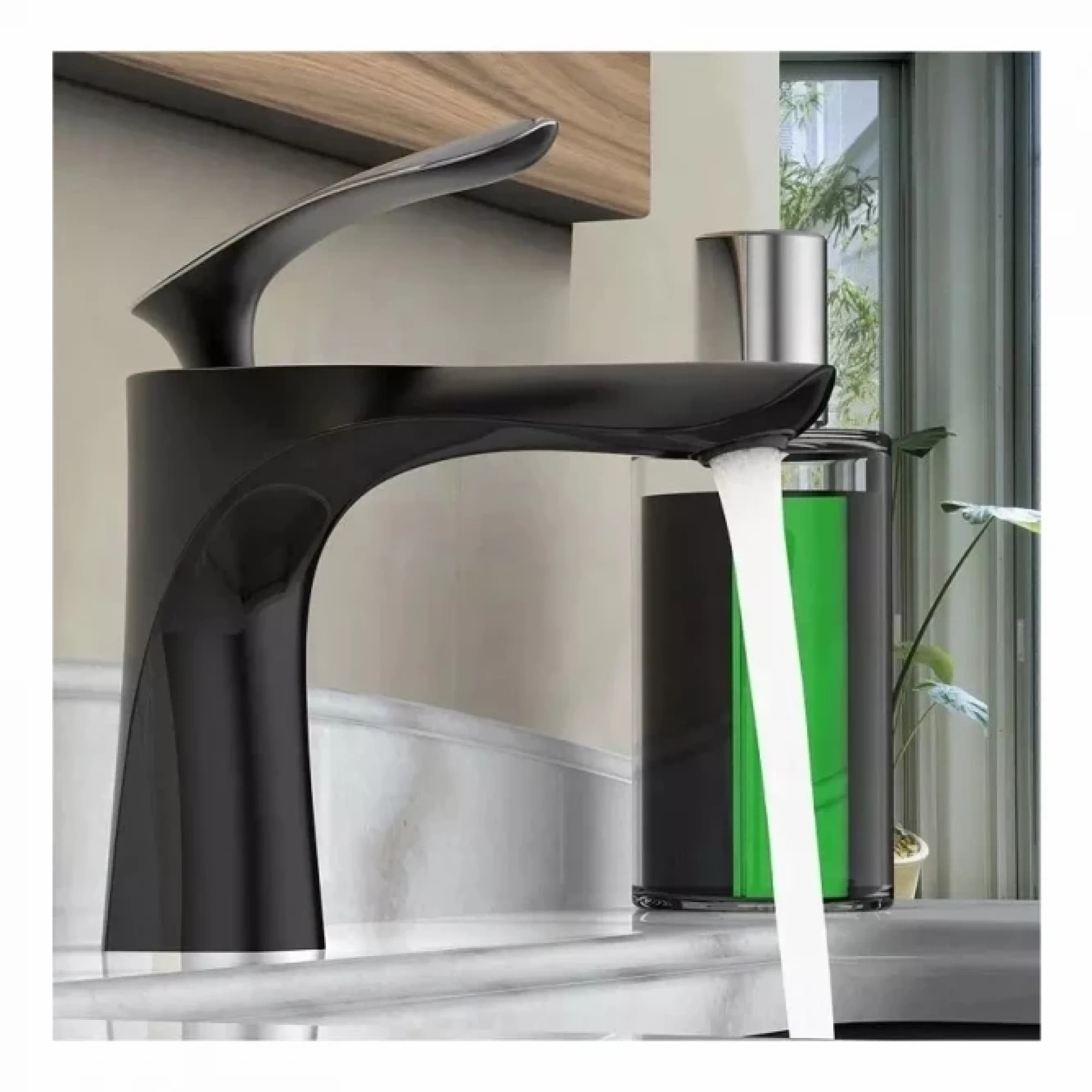 Смеситель Grocenberg GB2001 (черный матовый) фото-2 Смеситель Grocenberg GB2001 (черный матовый) фото-2