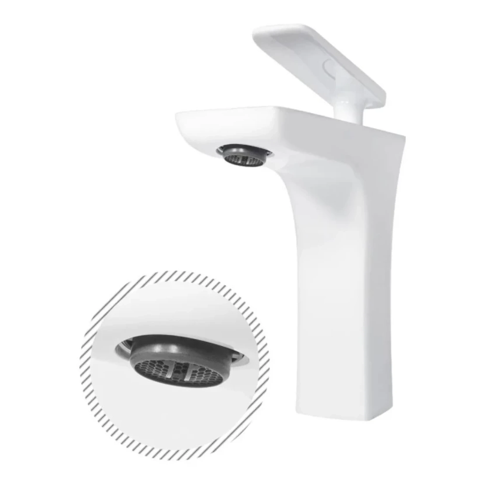 Смеситель Grocenberg GB1001N (белый хром) фото-2