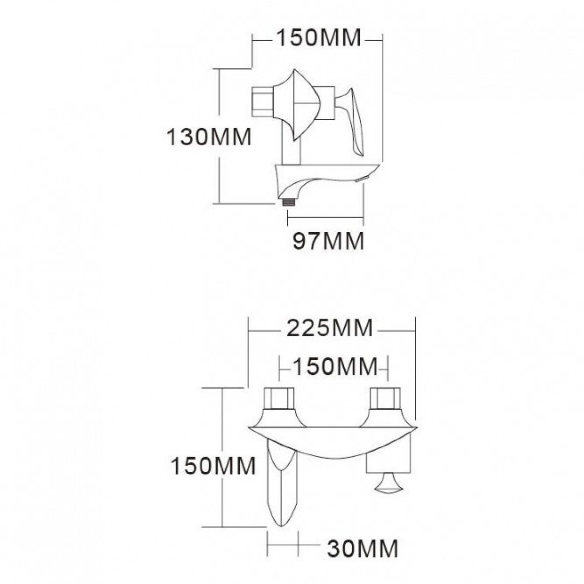 Смеситель Grocenberg GB8001 (золото глянец) фото-2