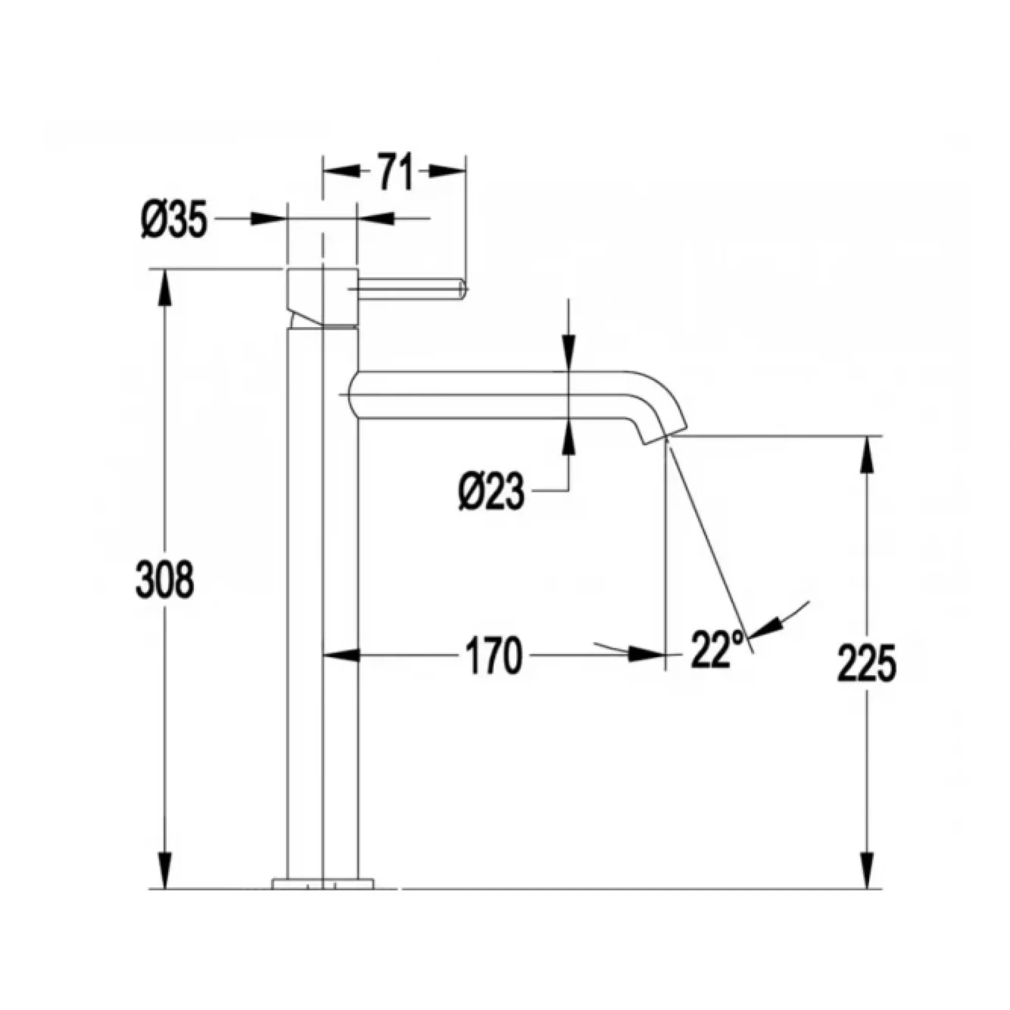 Смеситель Grocenberg GB3029 (золотой брашированный) фото-3