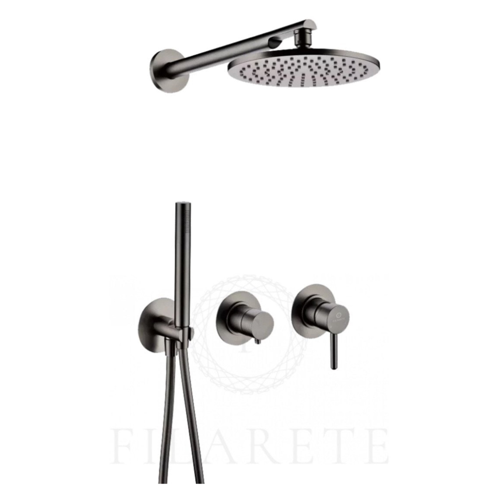 Душевая система Filarete Roun FL1030 (Графит) Душевая система Filarete Roun FL1030 (Графит)