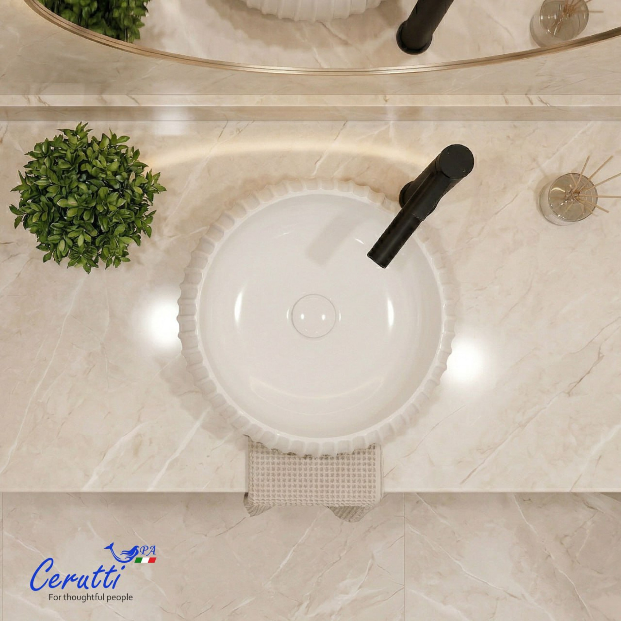 Умывальник Cerutti Spa CR0007 фото-2