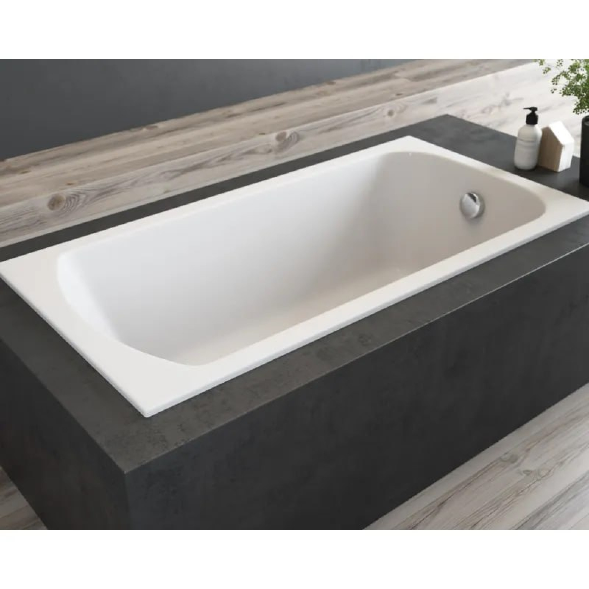 Ванна Polimat CLASSIC Slim 170x70 с ножками фото-2