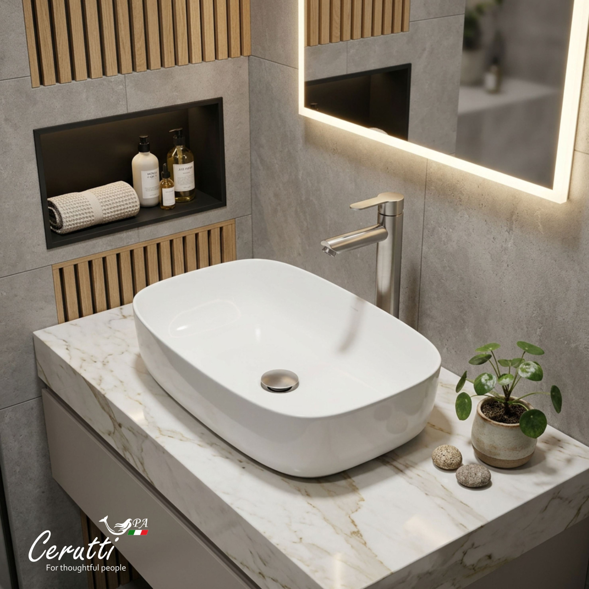 Умывальник Cerutti Spa CR0045 фото-2 Умывальник Cerutti Spa CR0045 фото-2