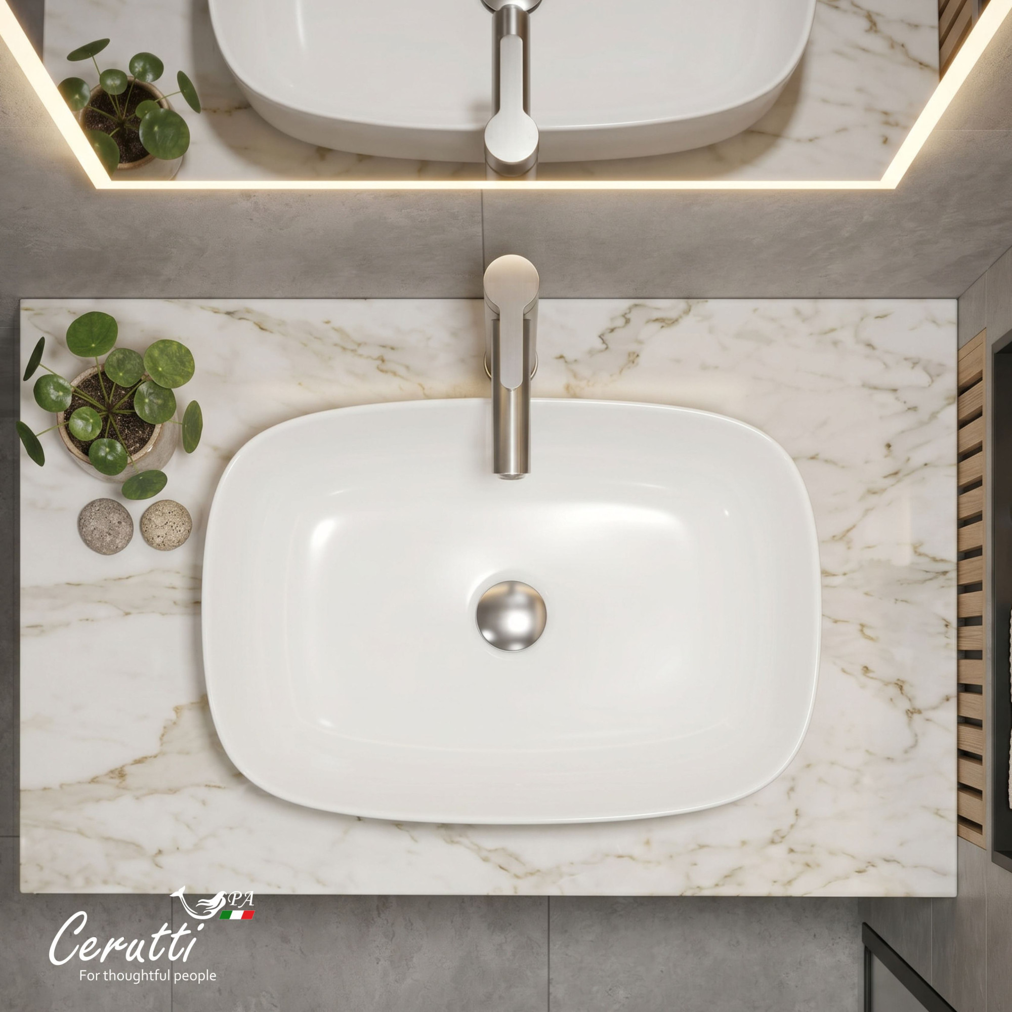 Умывальник Cerutti Spa CR0045 фото-3 Умывальник Cerutti Spa CR0045 фото-3