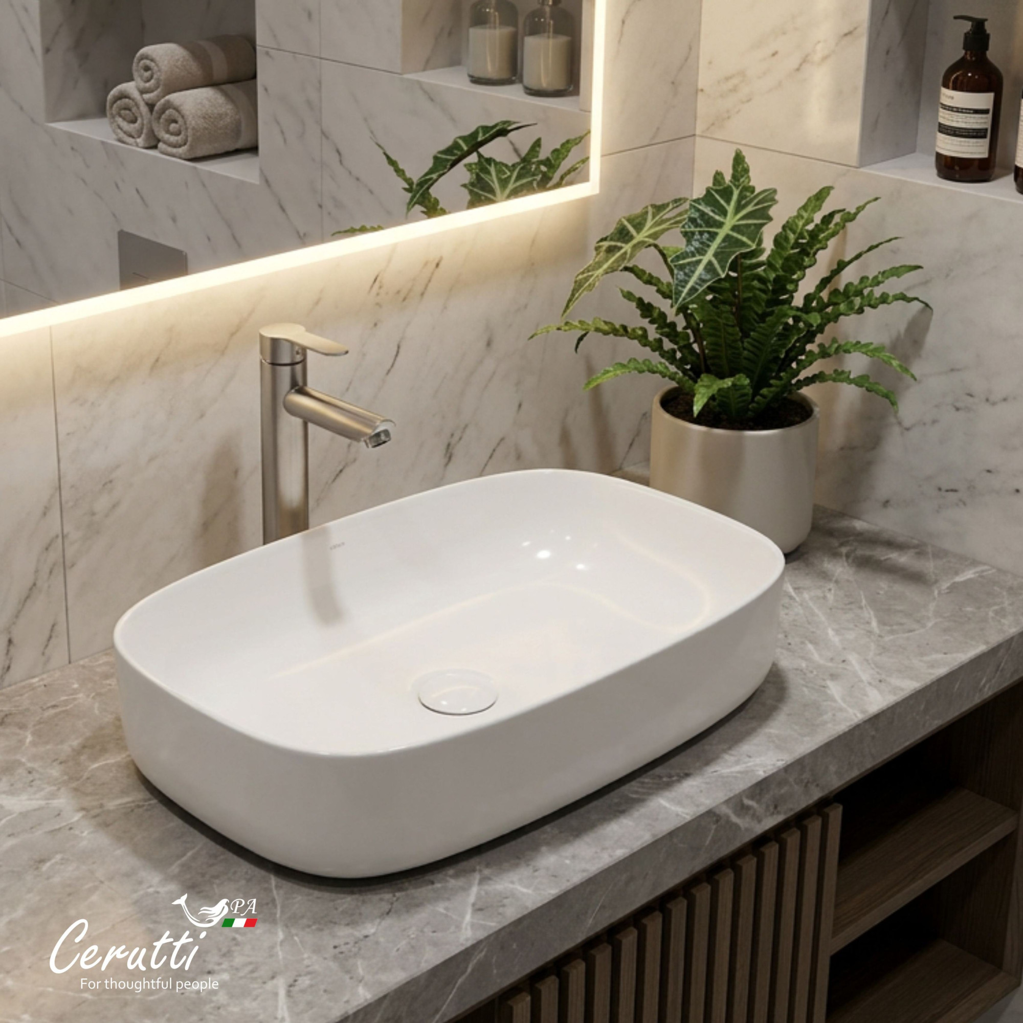 Умывальник Cerutti Spa CR0045 фото-4 Умывальник Cerutti Spa CR0045 фото-4