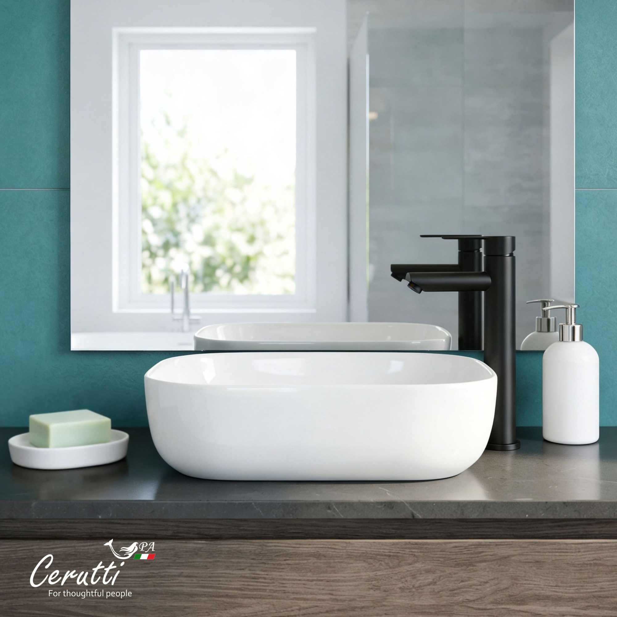 Умывальник Cerutti Spa CR0078B фото-7 Умывальник Cerutti Spa CR0078B фото-7