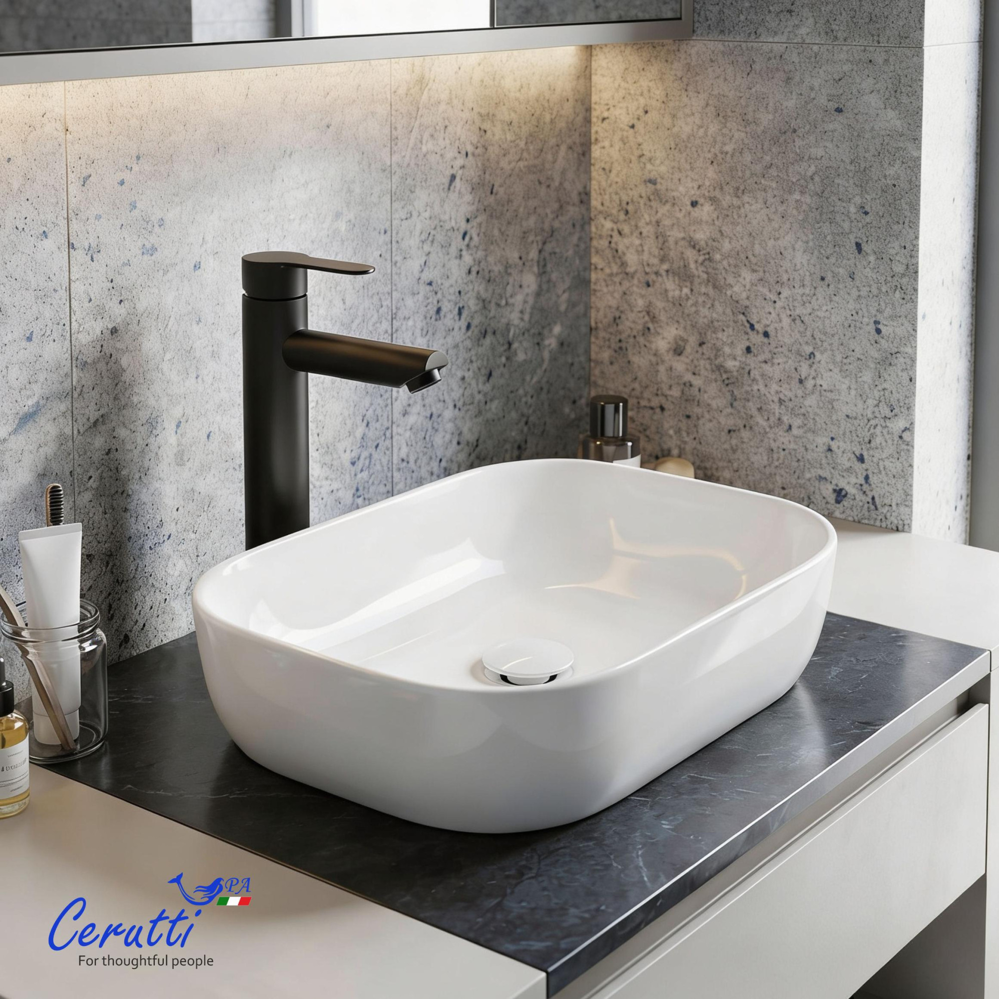 Умывальник Cerutti Spa CR0078B фото-8 Умывальник Cerutti Spa CR0078B фото-8