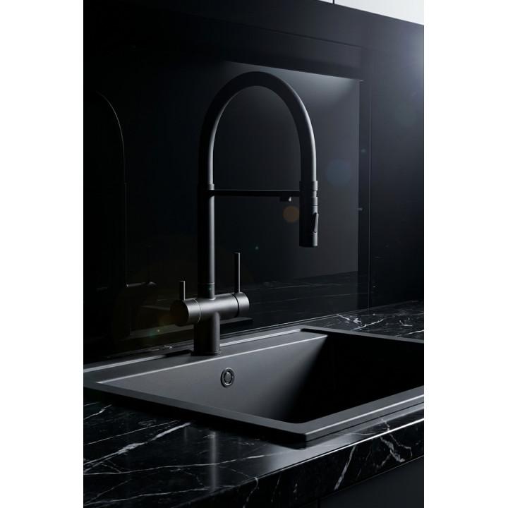 Смеситель Filarete Roun FL3020BL (черный) фото-3