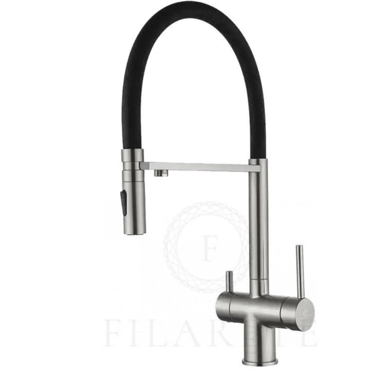Смеситель Filarete Roun FL3020NK (никель) Смеситель Filarete Roun FL3020NK (никель)