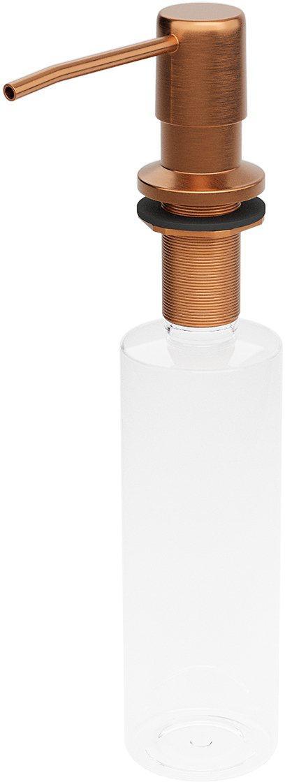 Кухонная мойка Roxen Simple 560220-60BR-GR бронза/текстурная PVD покрытие (с коландером и дозатором) фото-8