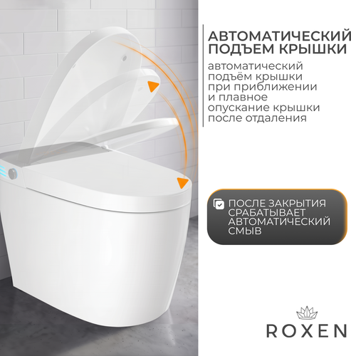 Унитаз приставной Roxen Smart Turbo 670300-02 фото-7