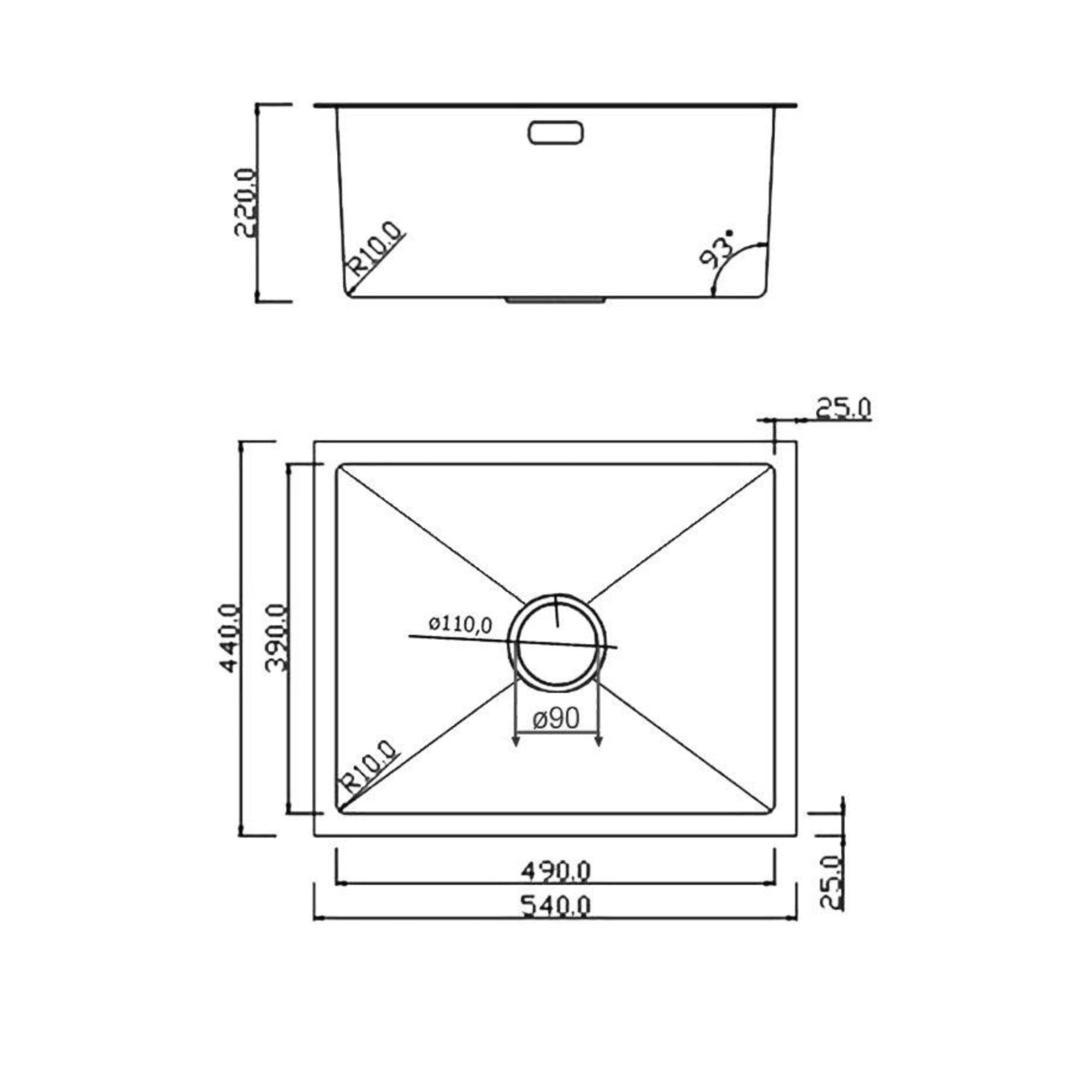 Кухонная мойка Roxen Uno 560210-54G-V золото/текстурная PVD покрытие (с ролл-матом и дозатором) фото-5