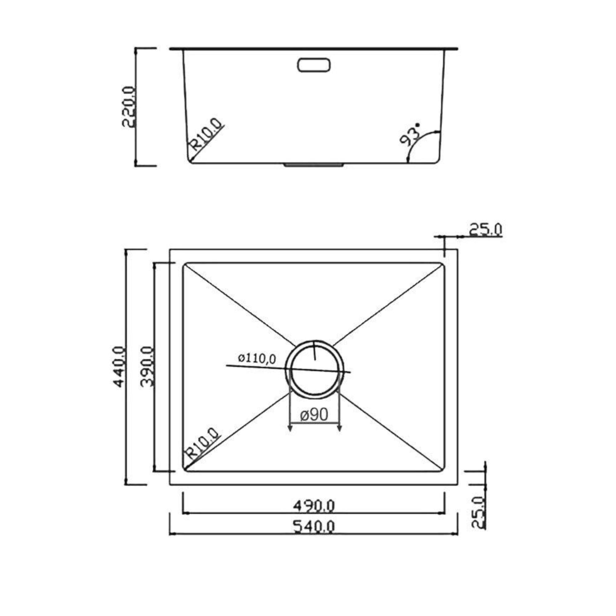 Кухонная мойка Roxen Uno 560210-54BR-V бронза/текстурная PVD покрытие (с ролл-матом и дозатором) фото-6